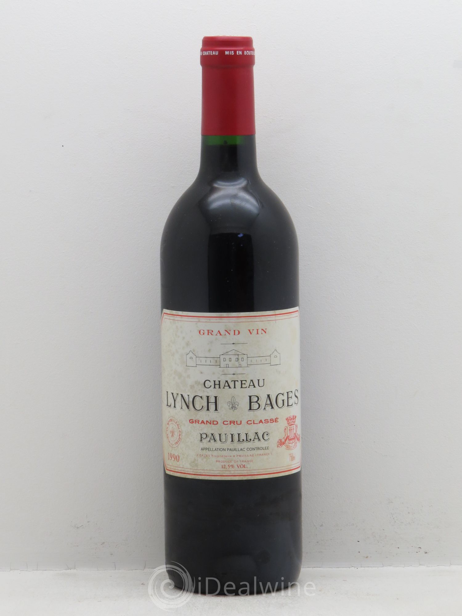 Château Lynch Bages 5ème Grand Cru Classé 1990 - Lot de 1 bouteille - 0
