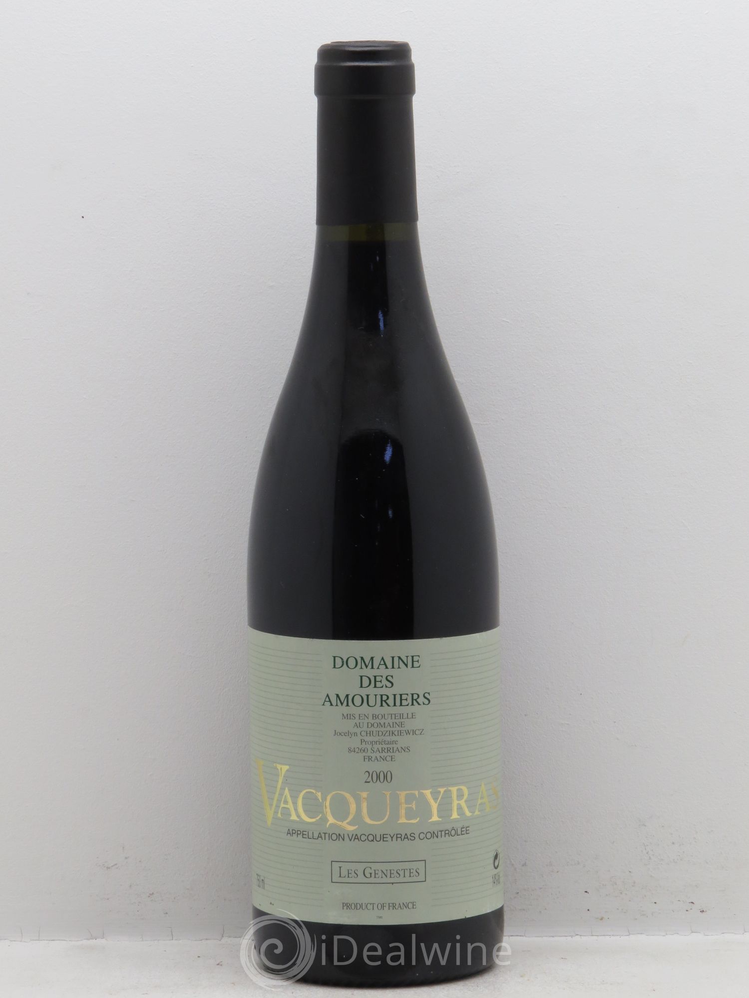 Vacqueyras Domaine des Armouriers "les Genestes" 2000 - Posten von 1 Flasche - 0