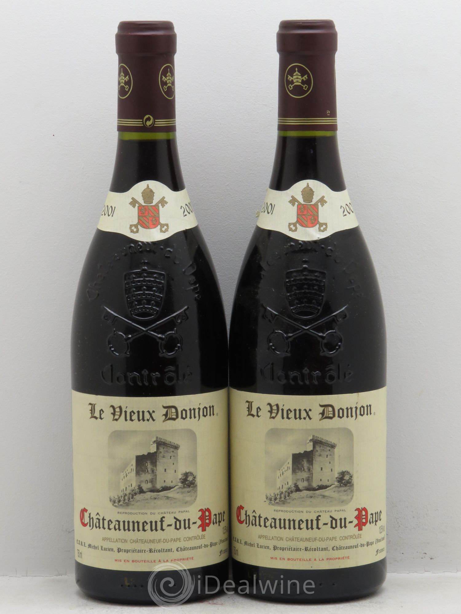 Châteauneuf-du-Pape 2001 - Lot de 2 bouteilles - 0
