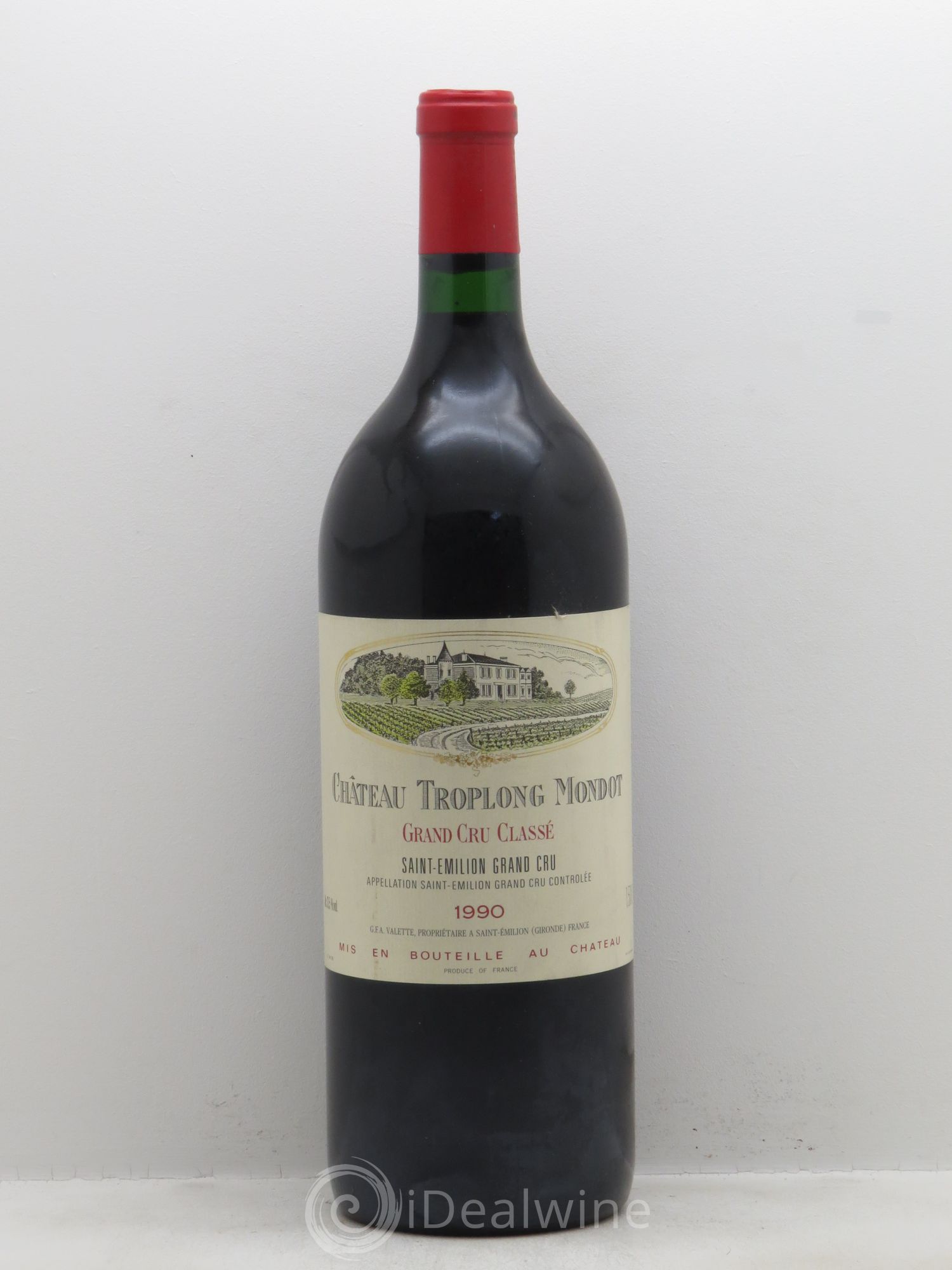 Château Troplong Mondot 1er Grand Cru Classé B 1990 - Lot de 1 magnum - 0