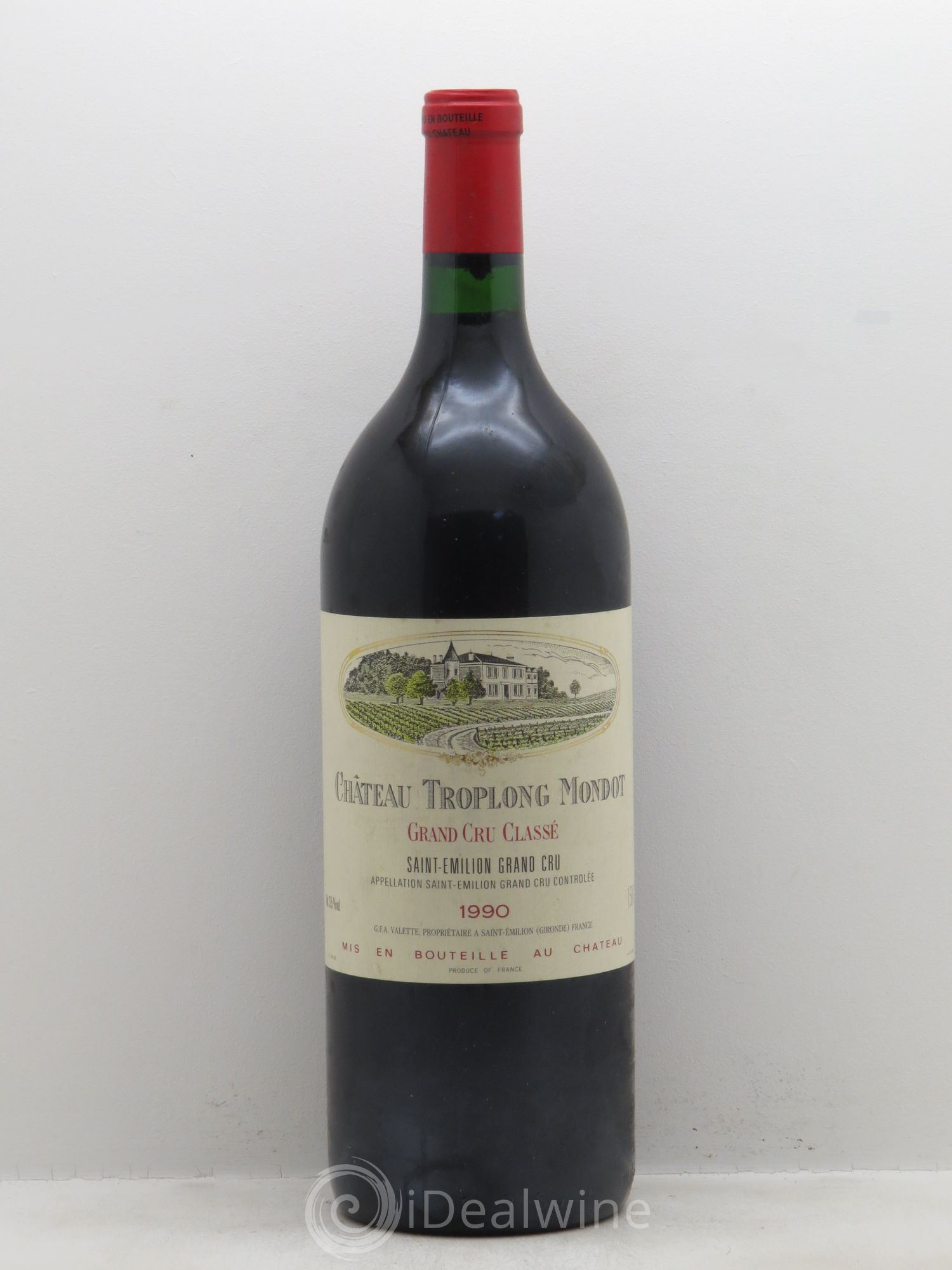 Château Troplong Mondot 1er Grand Cru Classé B 1990 - Lot de 1 magnum - 0