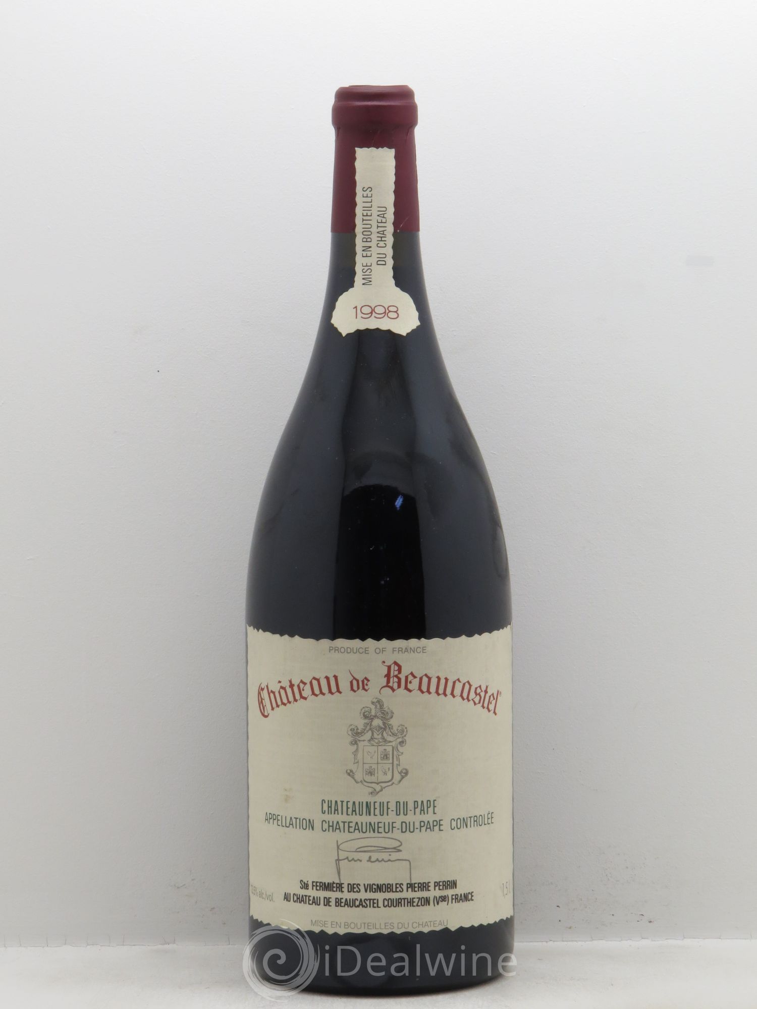 Châteauneuf-du-Pape Château de Beaucastel Famille Perrin 1998 - Lot de 1 magnum - 0
