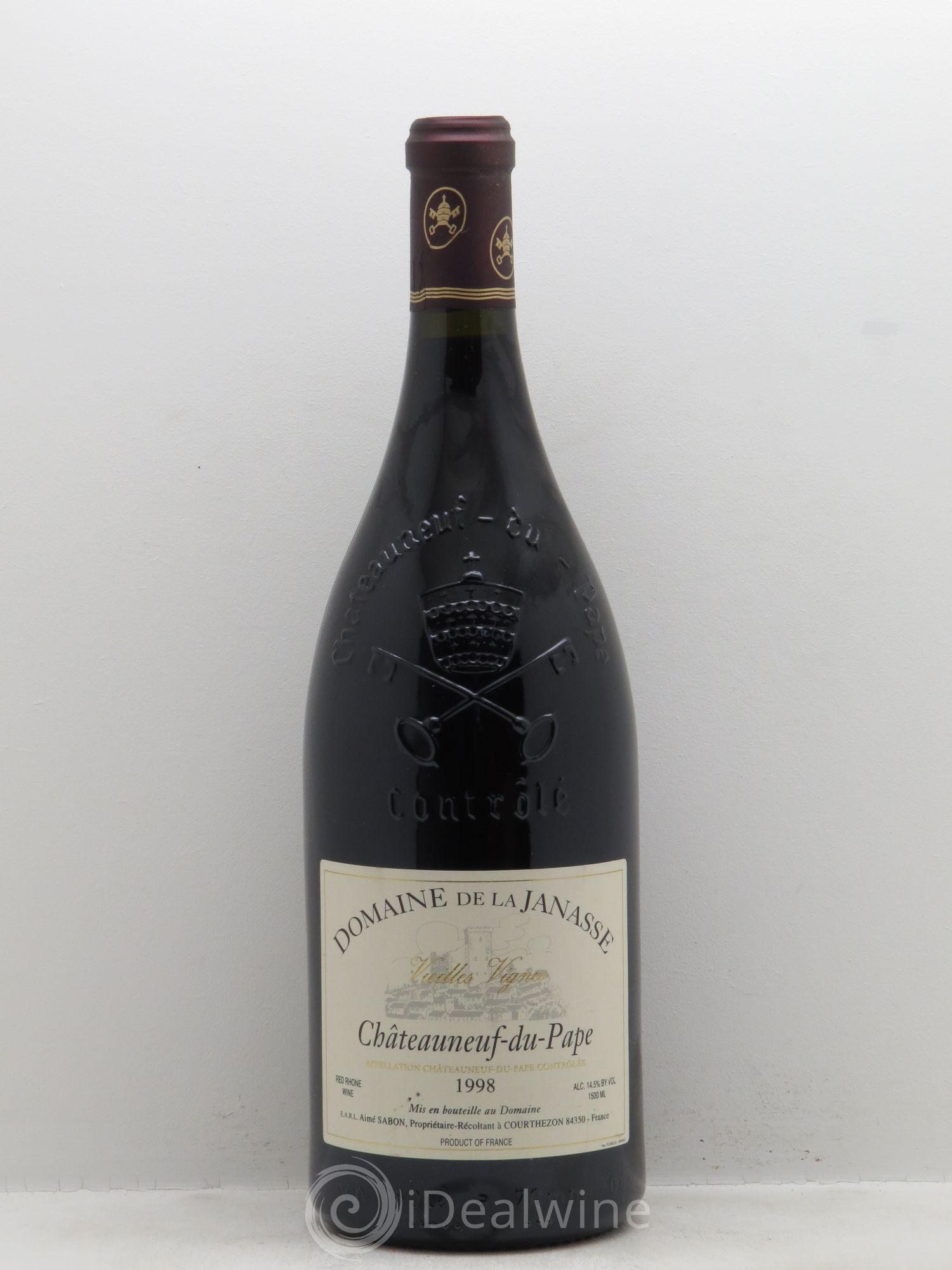 Châteauneuf-du-Pape Cuvée Vieilles Vignes La Janasse (Domaine de) 1998 - Lot de 1 magnum - 0