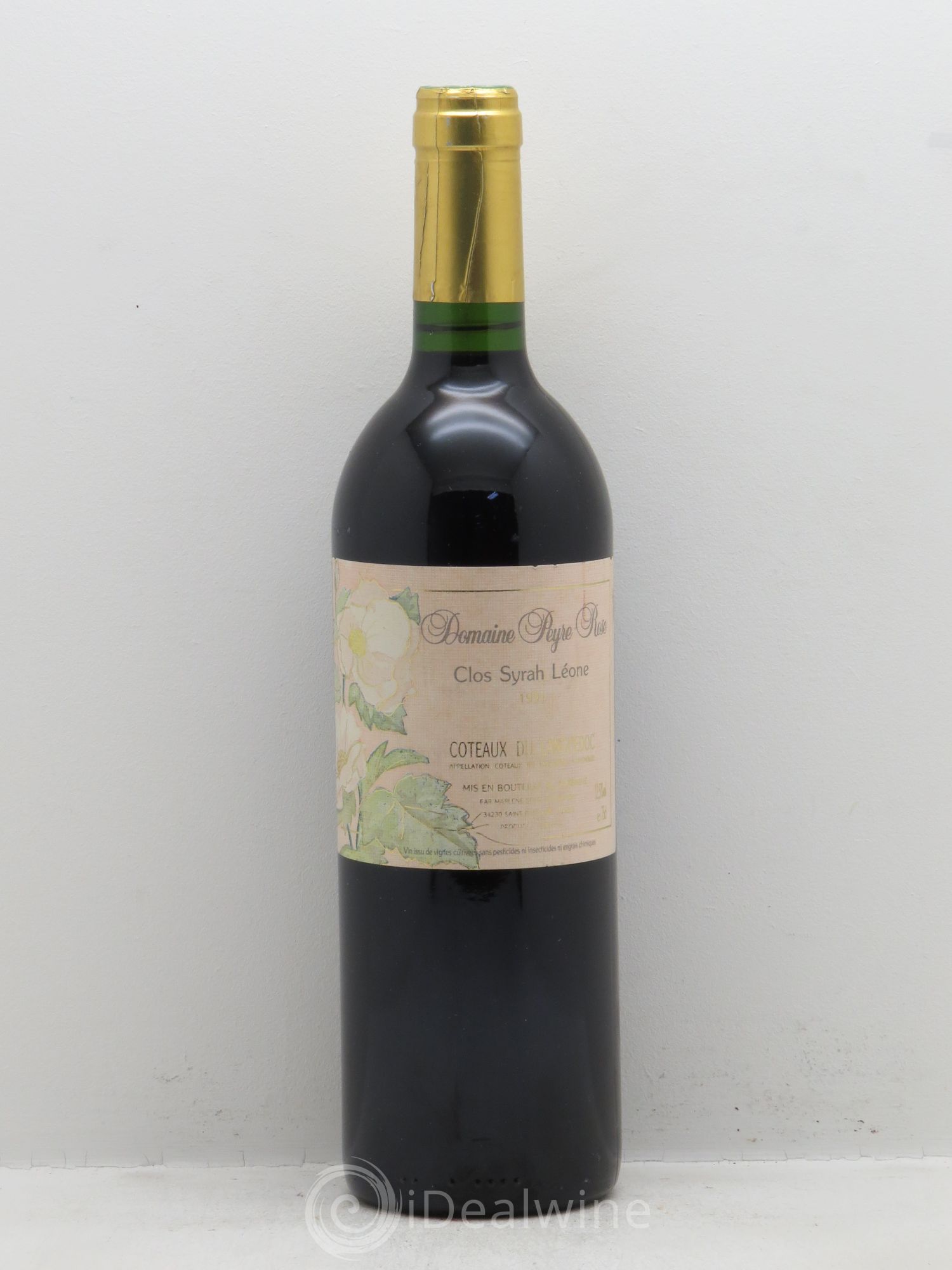 Coteaux du Languedoc Domaine Peyre Rose Belle Léone (anciennement Syrah Léone) Marlène Soria 1991 - Lot de 1 bouteille - 0