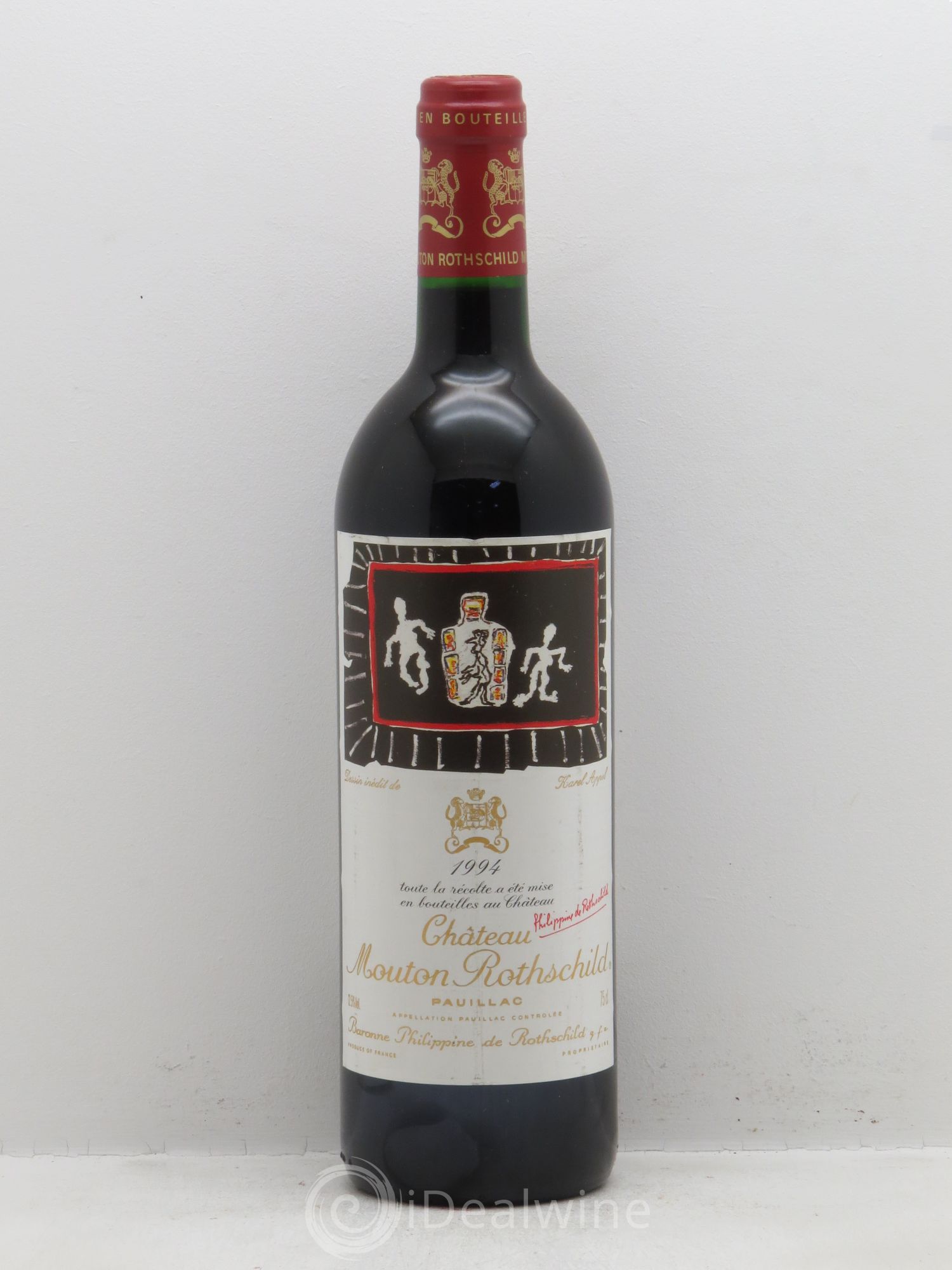 Château Mouton Rothschild 1er Grand Cru Classé 1994 - Lot de 1 bouteille - 0