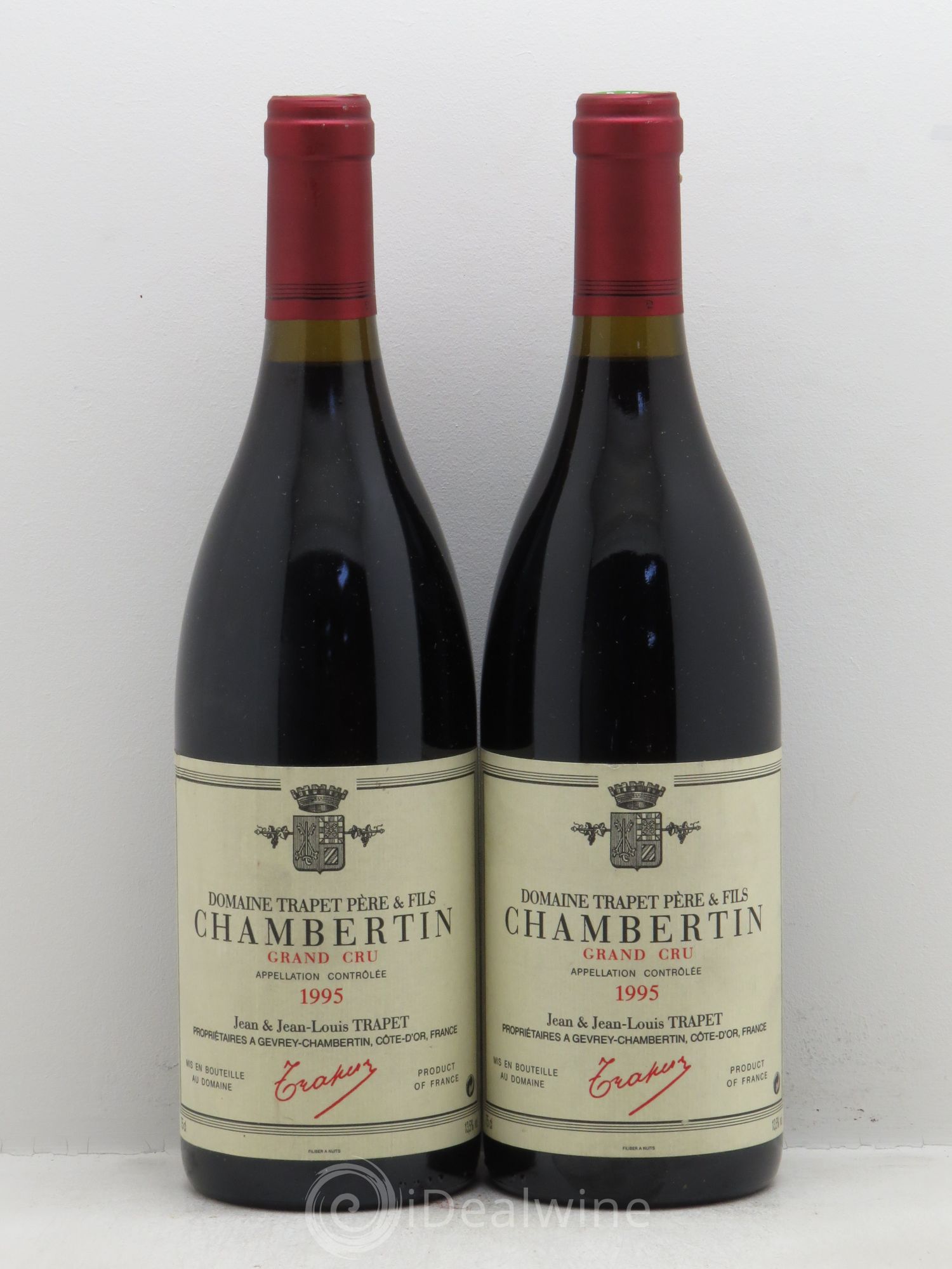 Chambertin Grand Cru 1995 - Lot de 2 bouteilles - 0