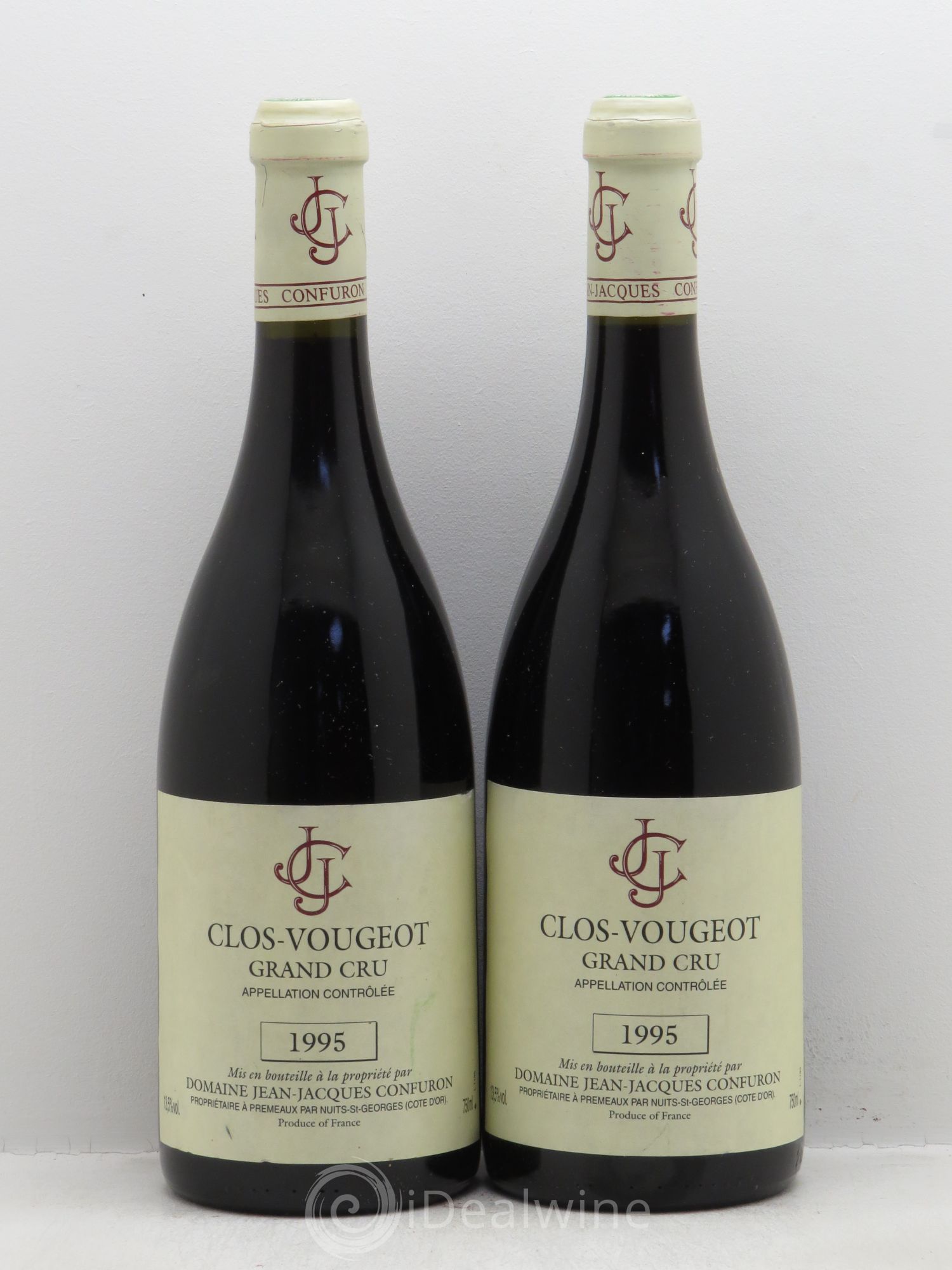 Clos de Vougeot Grand Cru 1995 - Lot de 2 bouteilles - 0