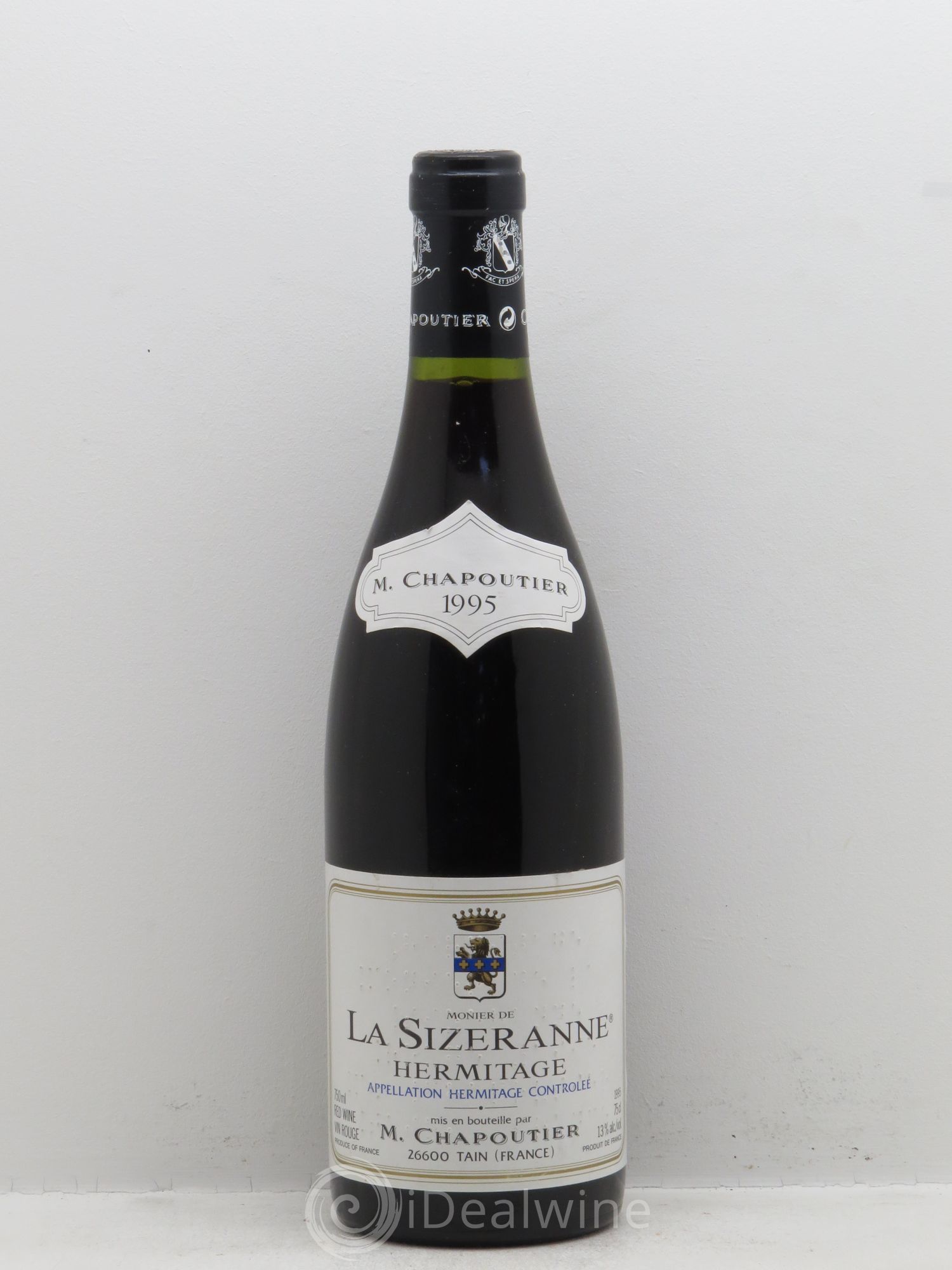 Hermitage Monier de La Sizeranne Chapoutier 1995 - Lot de 1 bouteille - 0