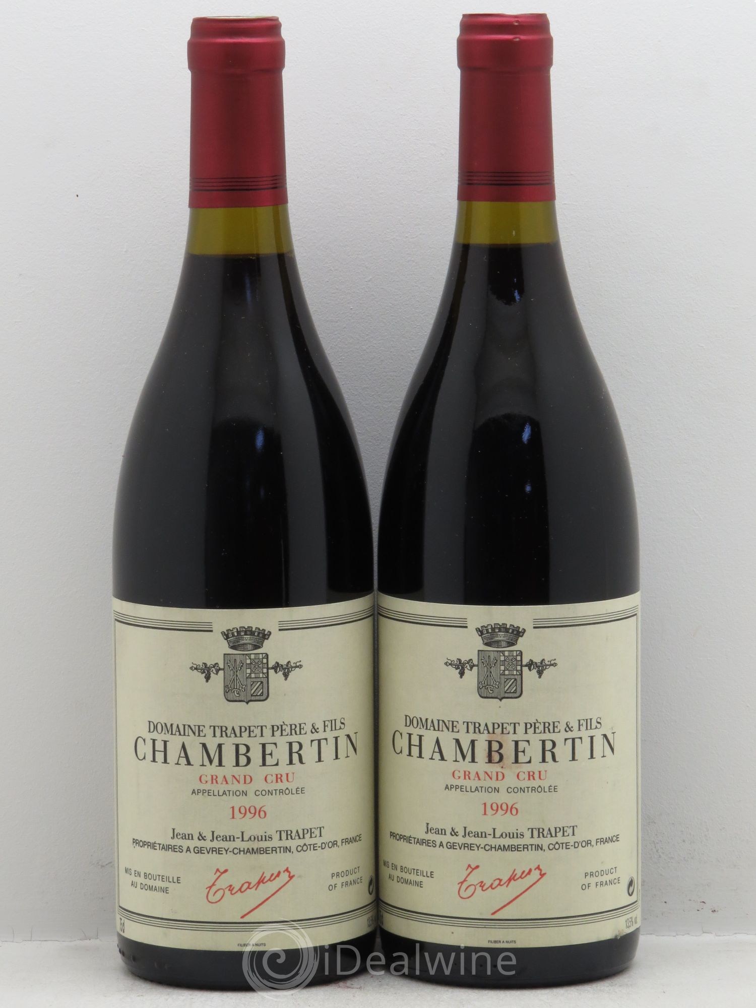 Chambertin Grand Cru 1996 - Lot de 2 bouteilles - 0