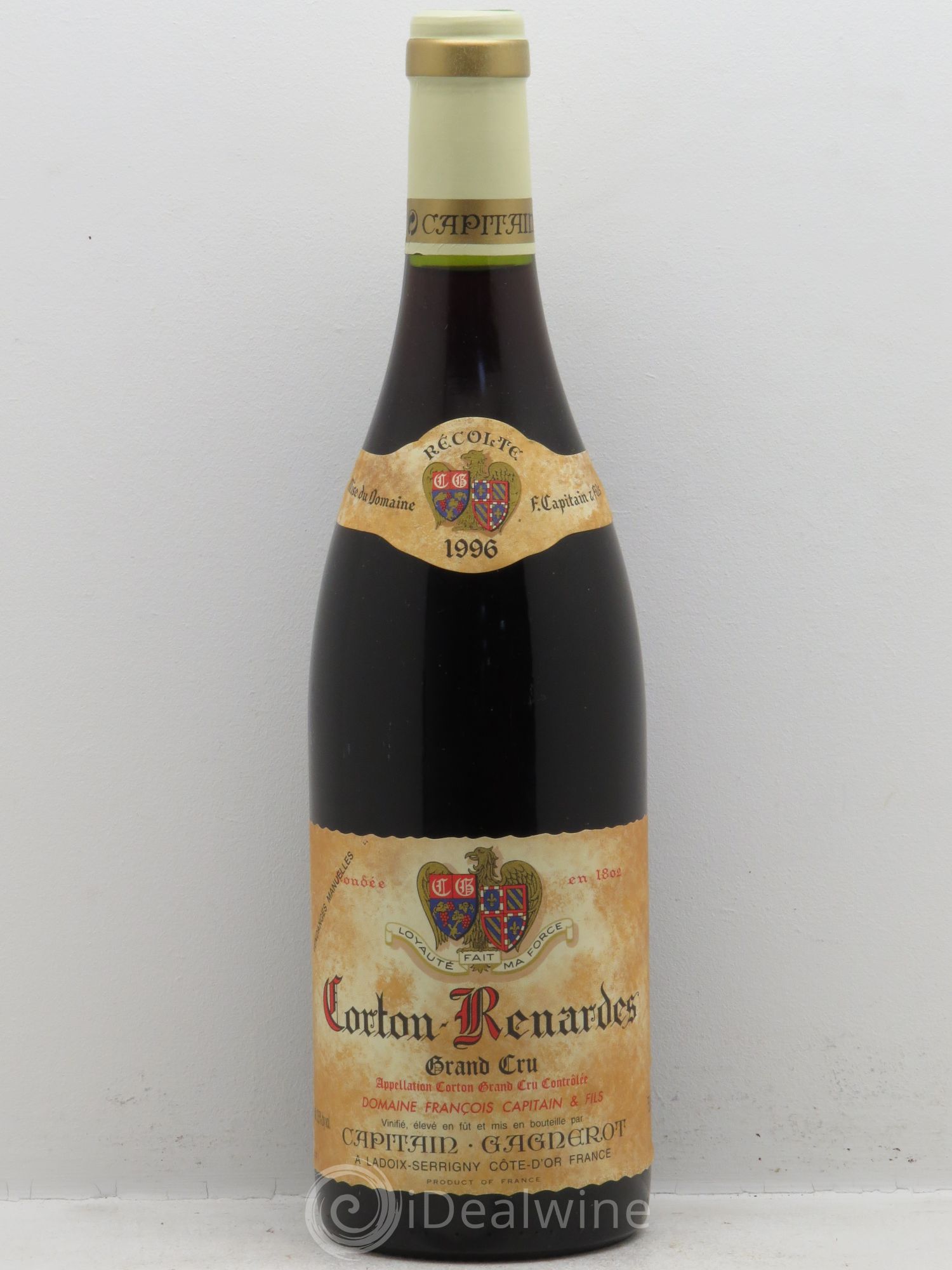 Corton Grand Cru Renardes Domaine Capitain-Gagnerot 1996 - Posten von 1 Flasche - 0