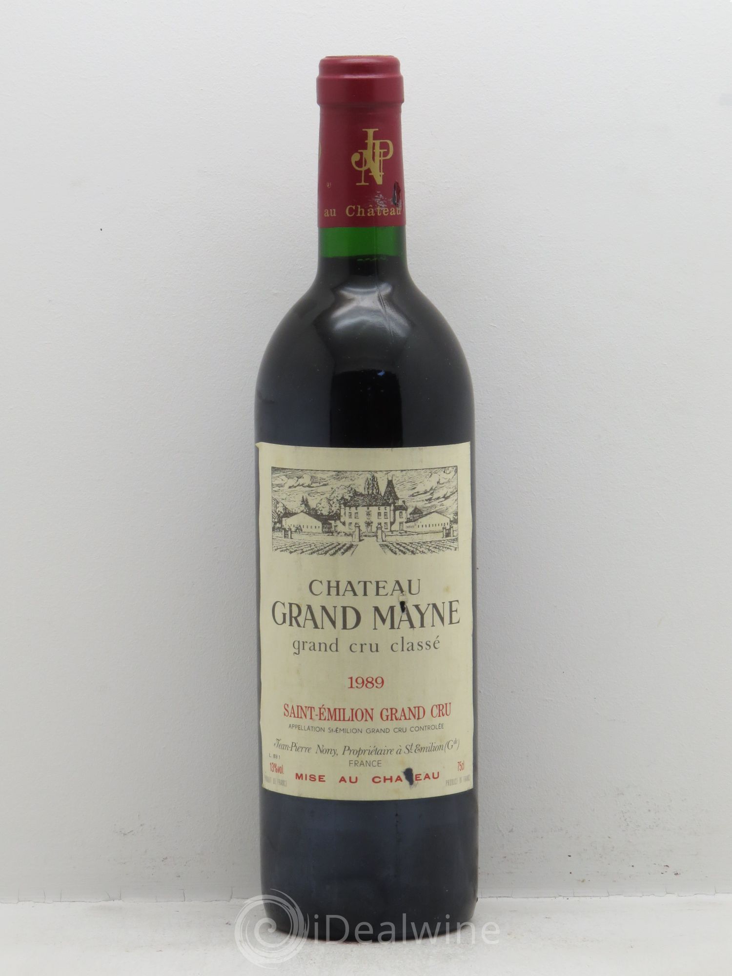 Château Grand Mayne Grand Cru Classé 1989 - Lot de 1 bouteille - 0