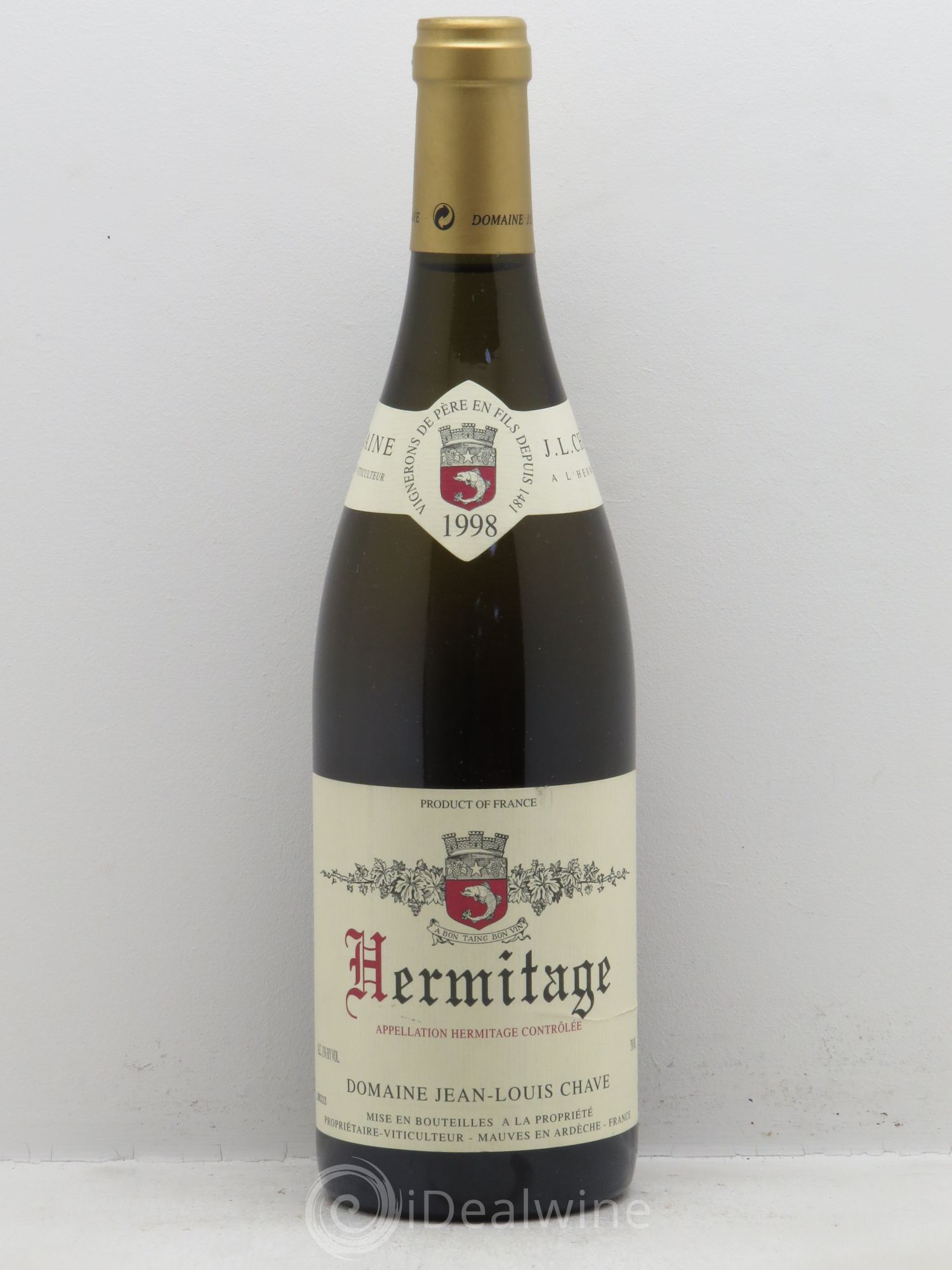 Hermitage Jean-Louis Chave 1998 - Lot de 1 bouteille - 0