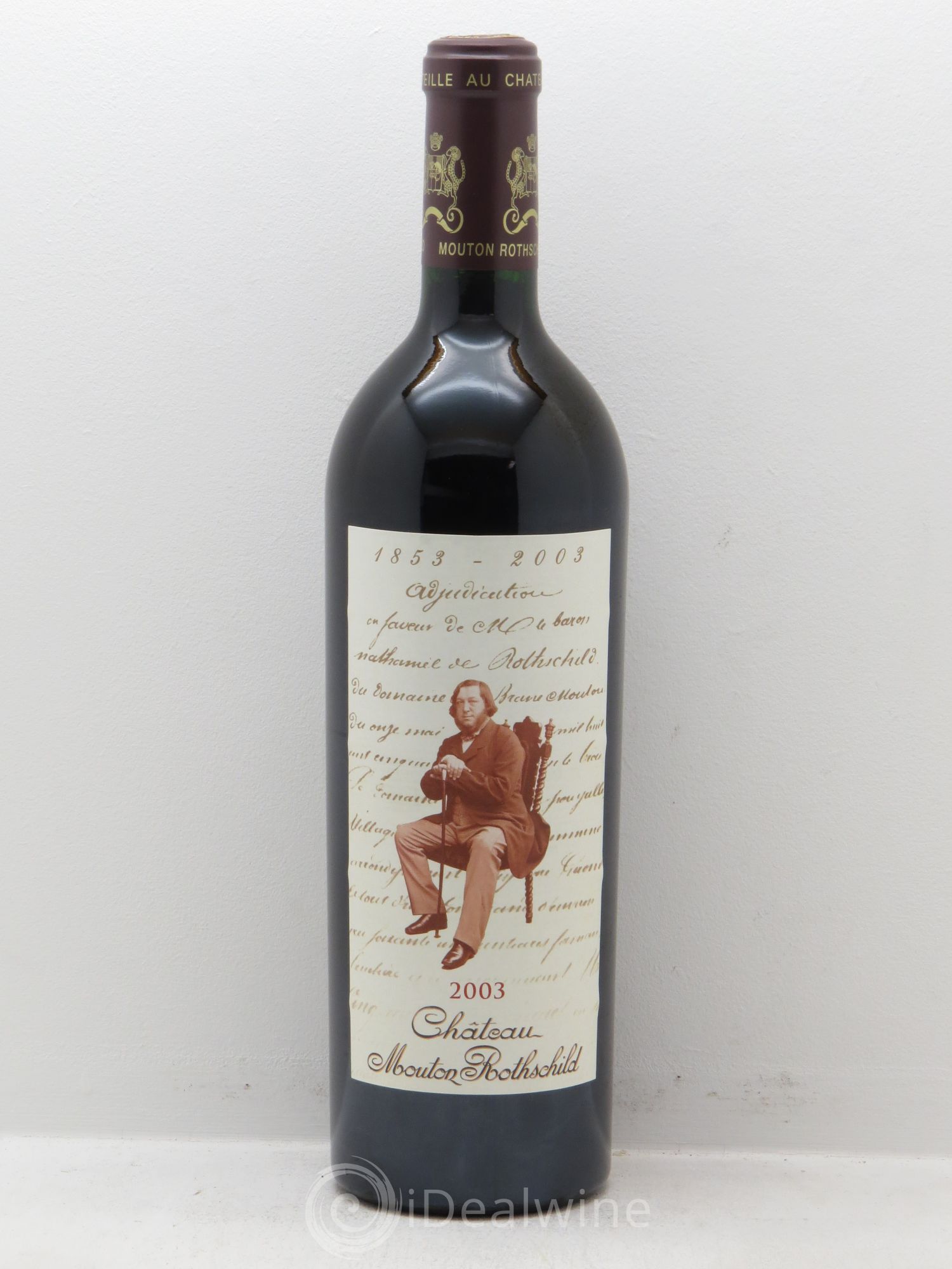 Château Mouton Rothschild 1er Grand Cru Classé 2003 - Lot de 1 bouteille - 0