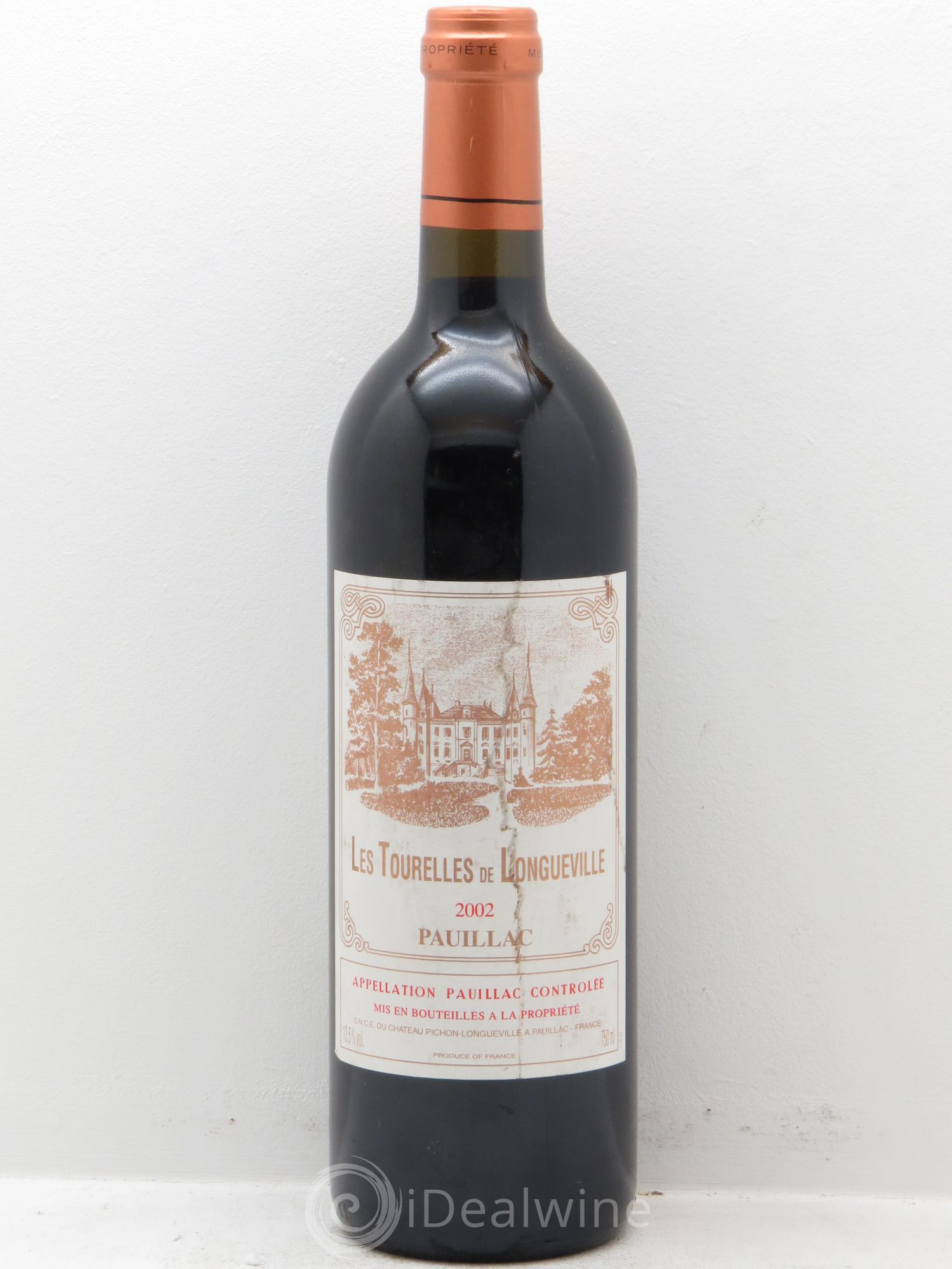 Les Tourelles de Longueville Second Vin 2002 - Lot de 1 bouteille - 0
