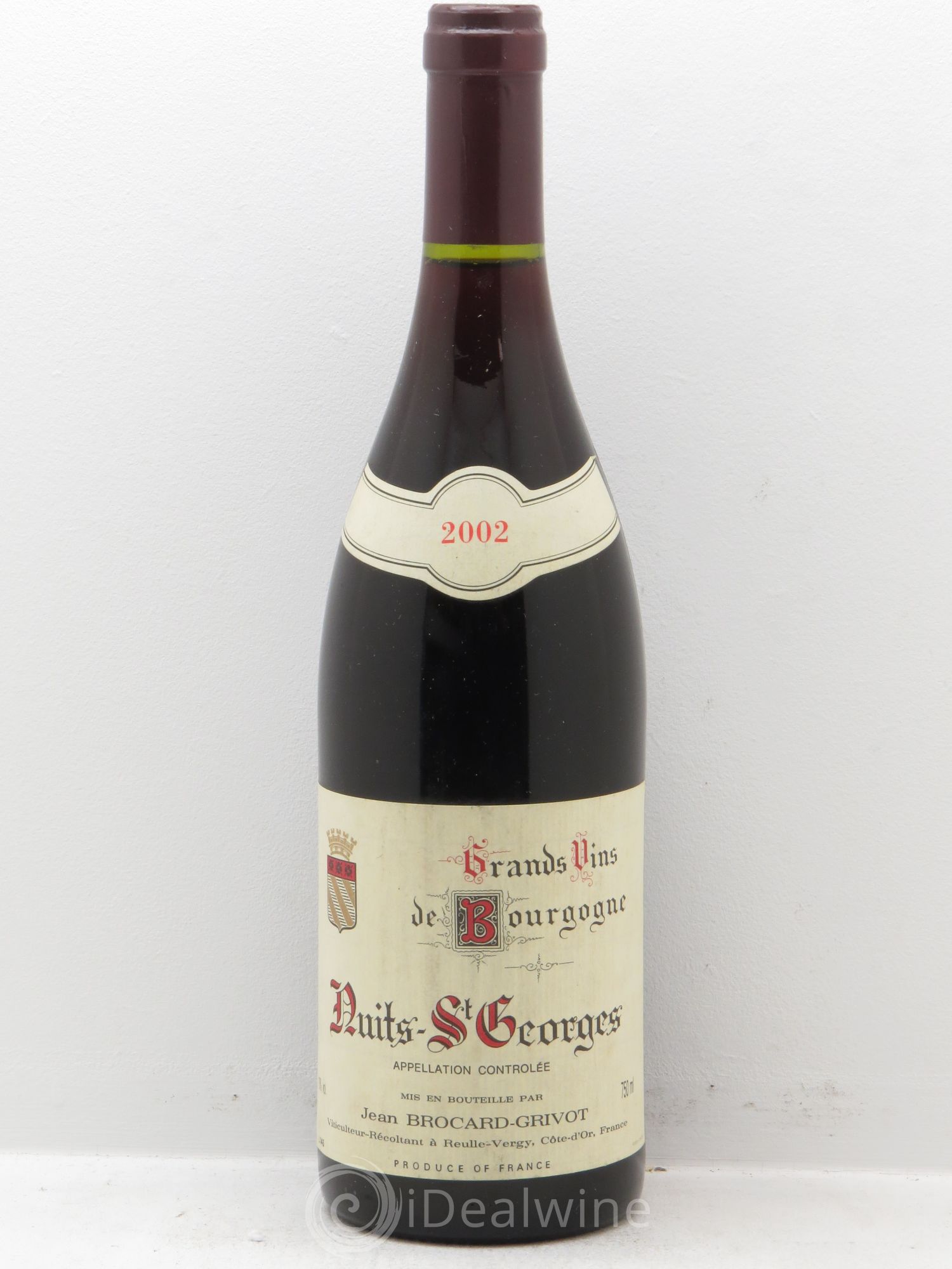 Nuits-Saint-Georges Brocard Grivot 2002 - Posten von 1 Flasche - 0