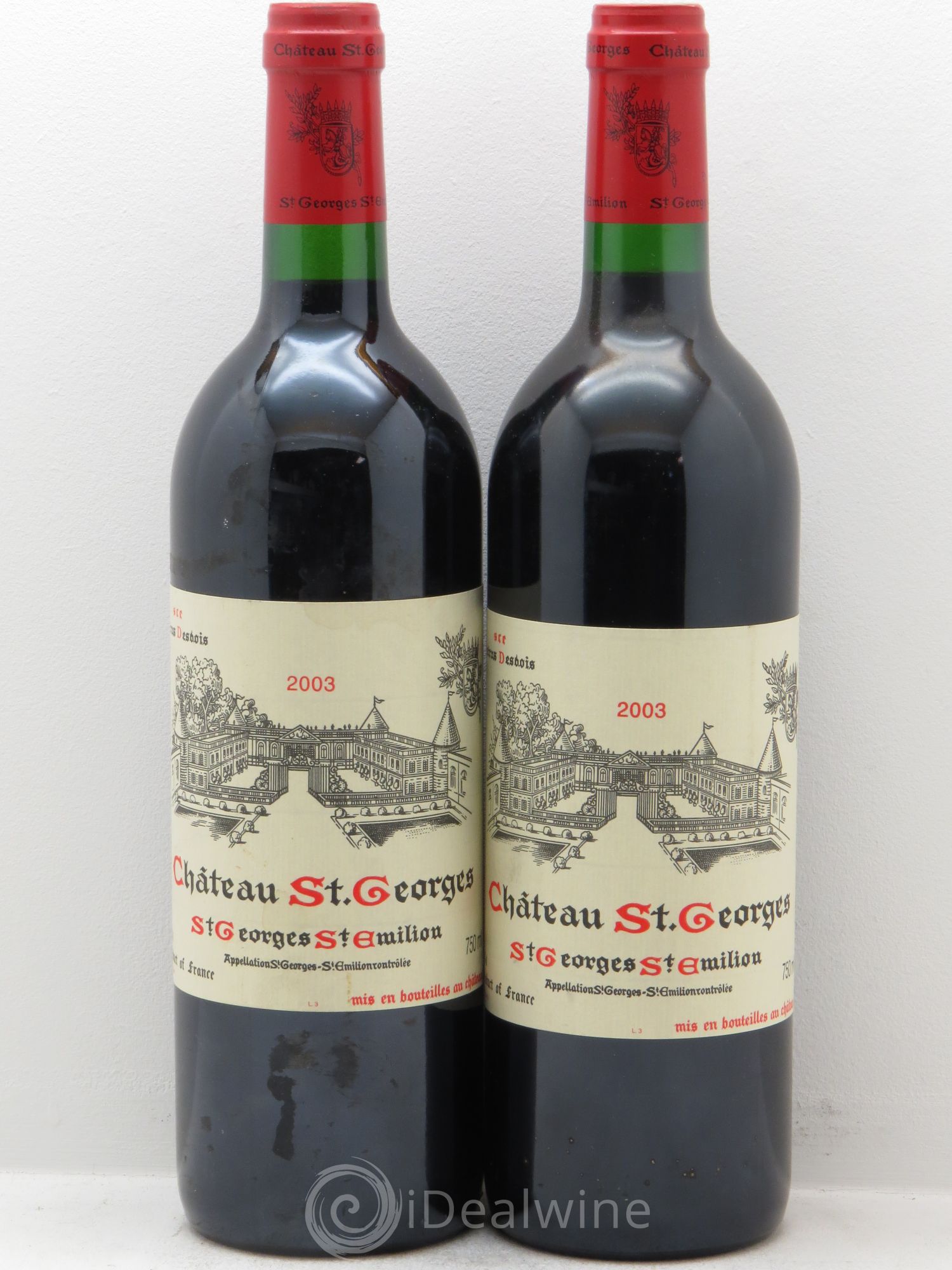 Château Saint-Georges 2003 - Lot de 2 bouteilles - 0