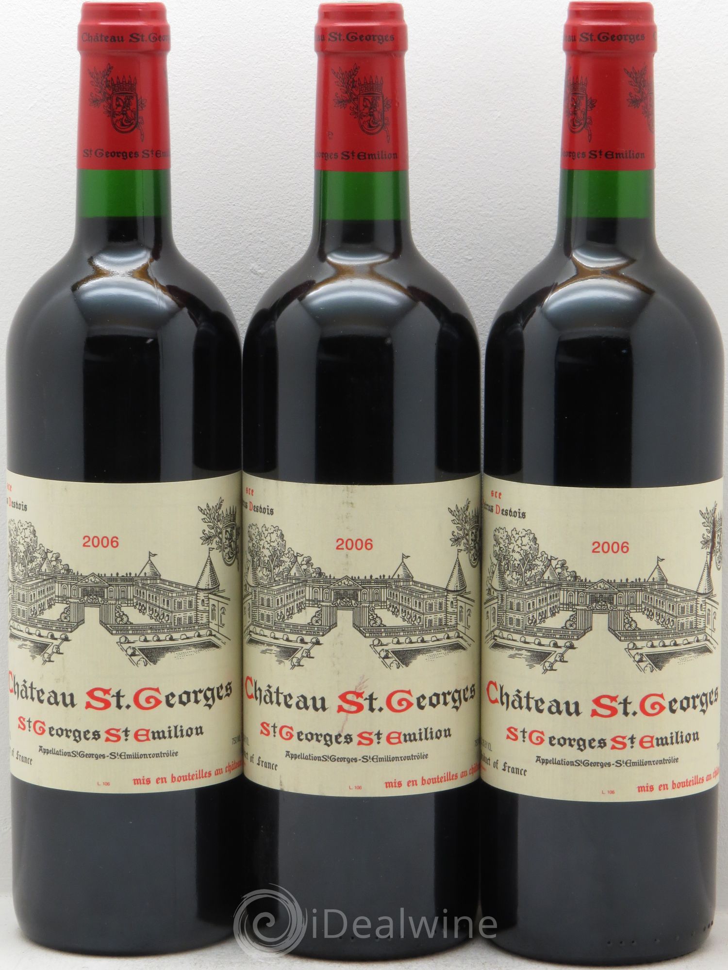 Château Saint-Georges 2006 - Lot de 3 bouteilles - 0