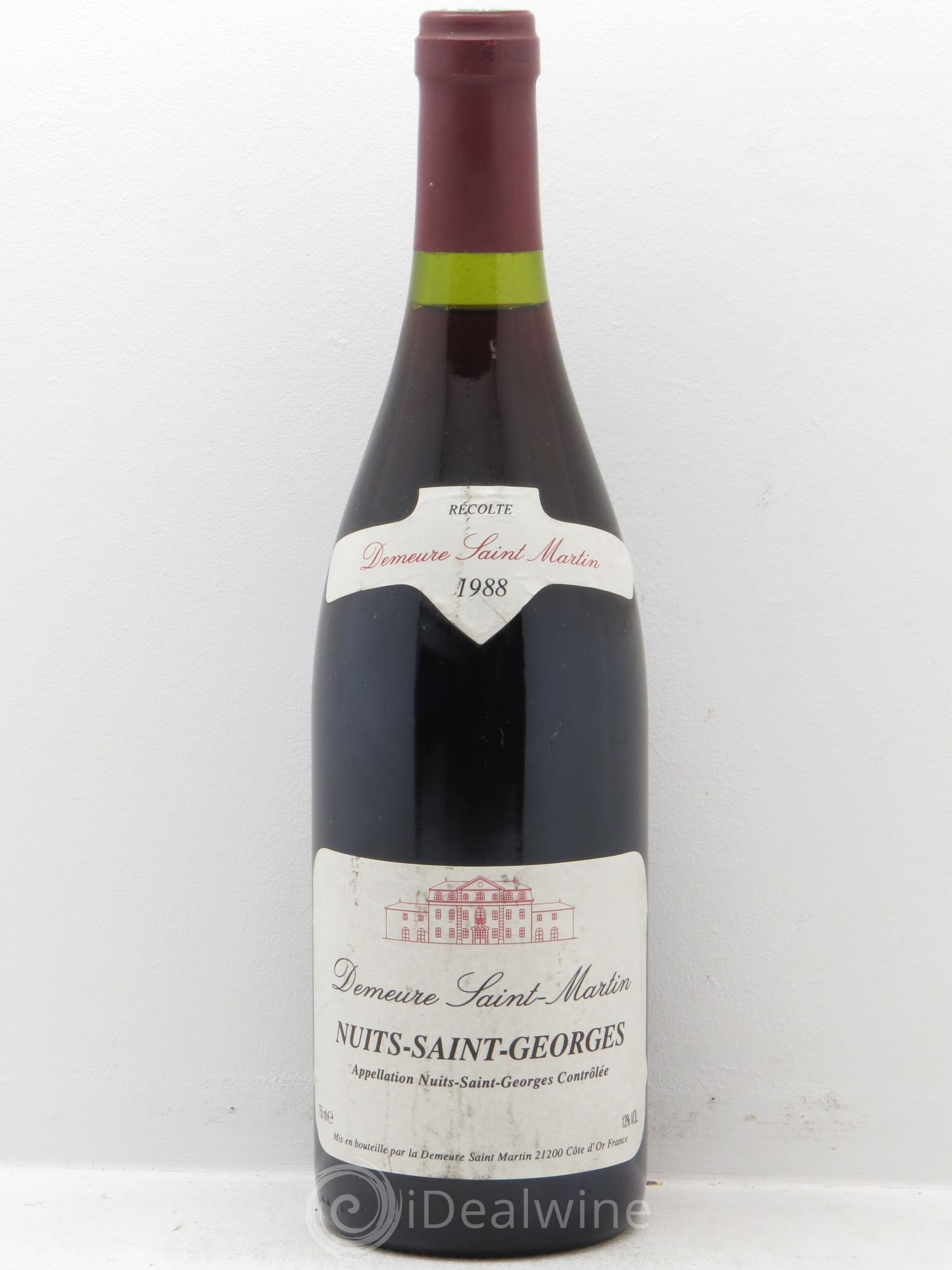 Nuits-Saint-Georges Demeure St Martin 1988 - Lot de 1 bouteille - 0