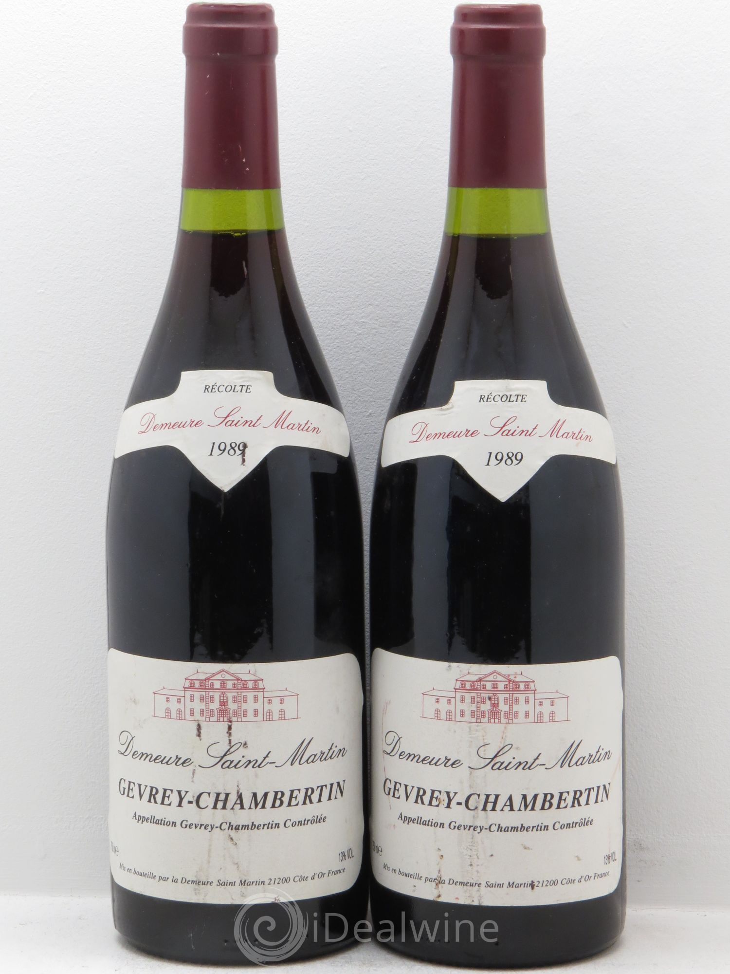 Gevrey-Chambertin Demeure St Martin 1989 - Posten von 2 Flaschen - 0