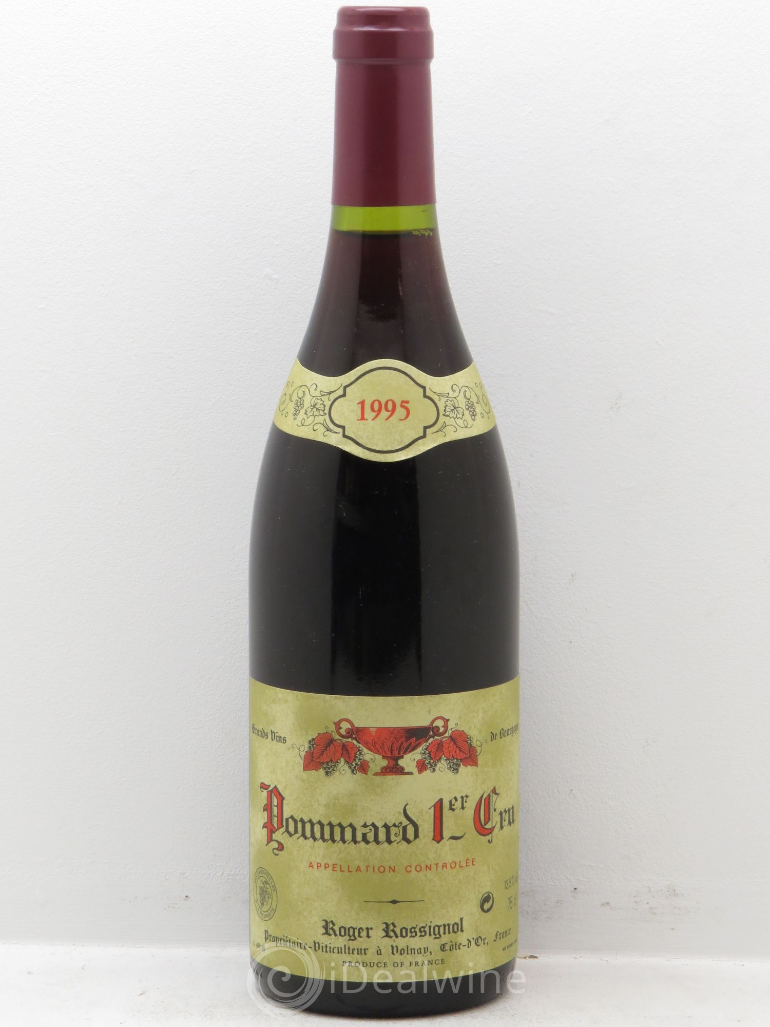 Pommard 1er Cru R.Rossignol 1995 - Lot de 1 bouteille - 0
