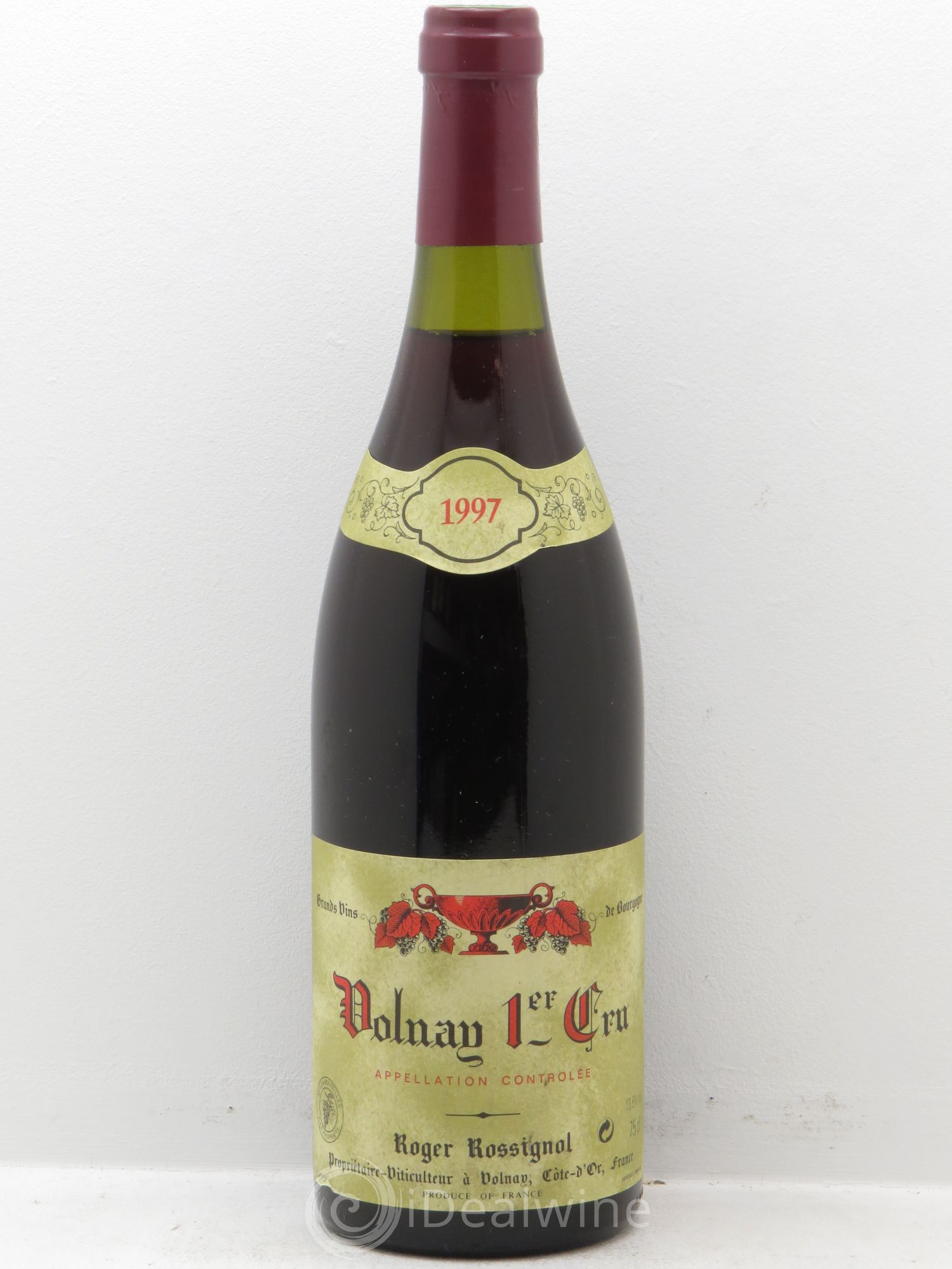 Volnay 1er Cru R.Rossignol (sans prix de réserve - no reserve) 1997 - Posten von 1 Flasche - 0