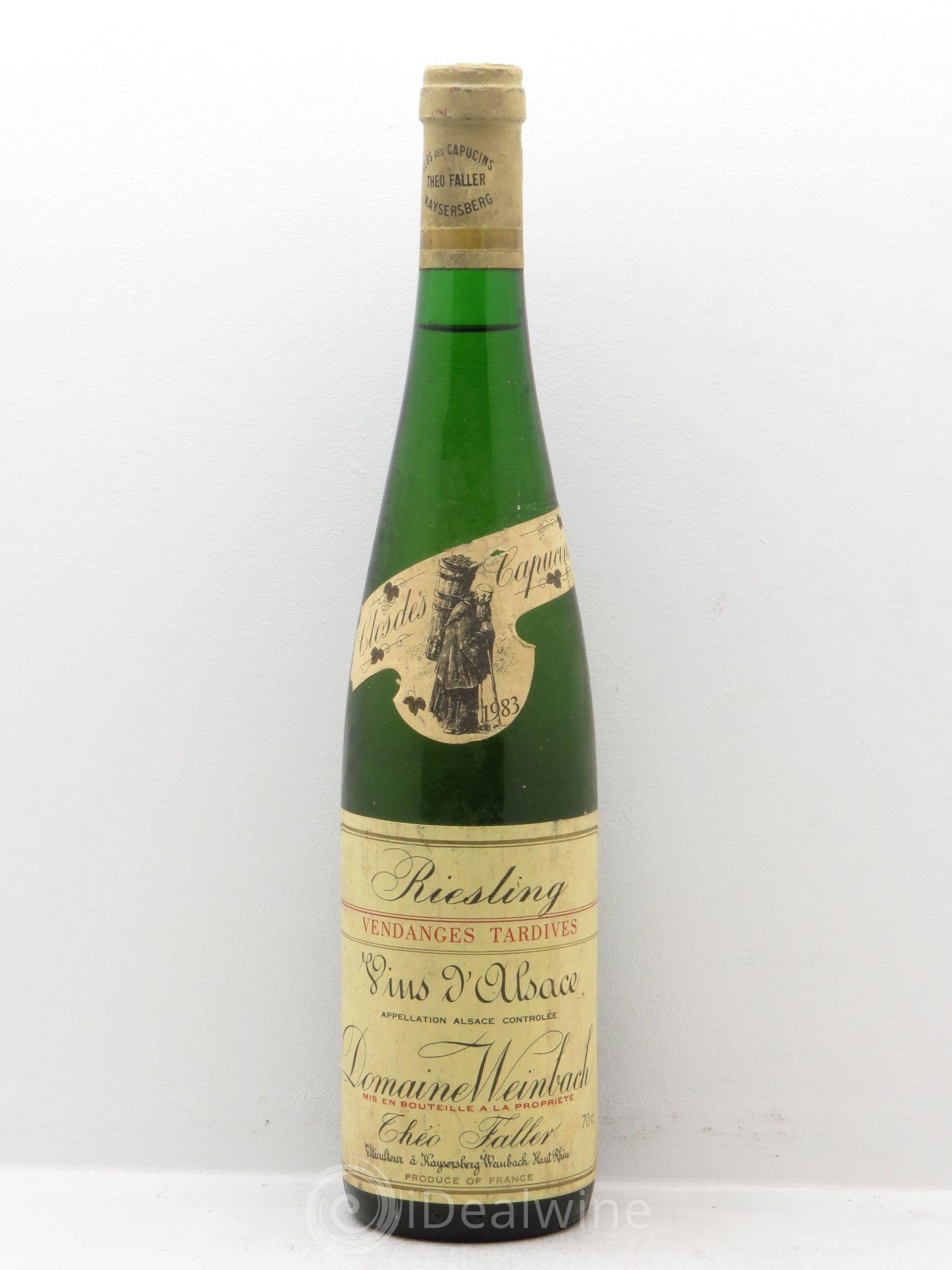 Alsace Riesling Vendanges Tardives Weinbach (Domaine) Clos des Capucins Téo Faller 1983 - Lotto di 1 bottiglia - 0