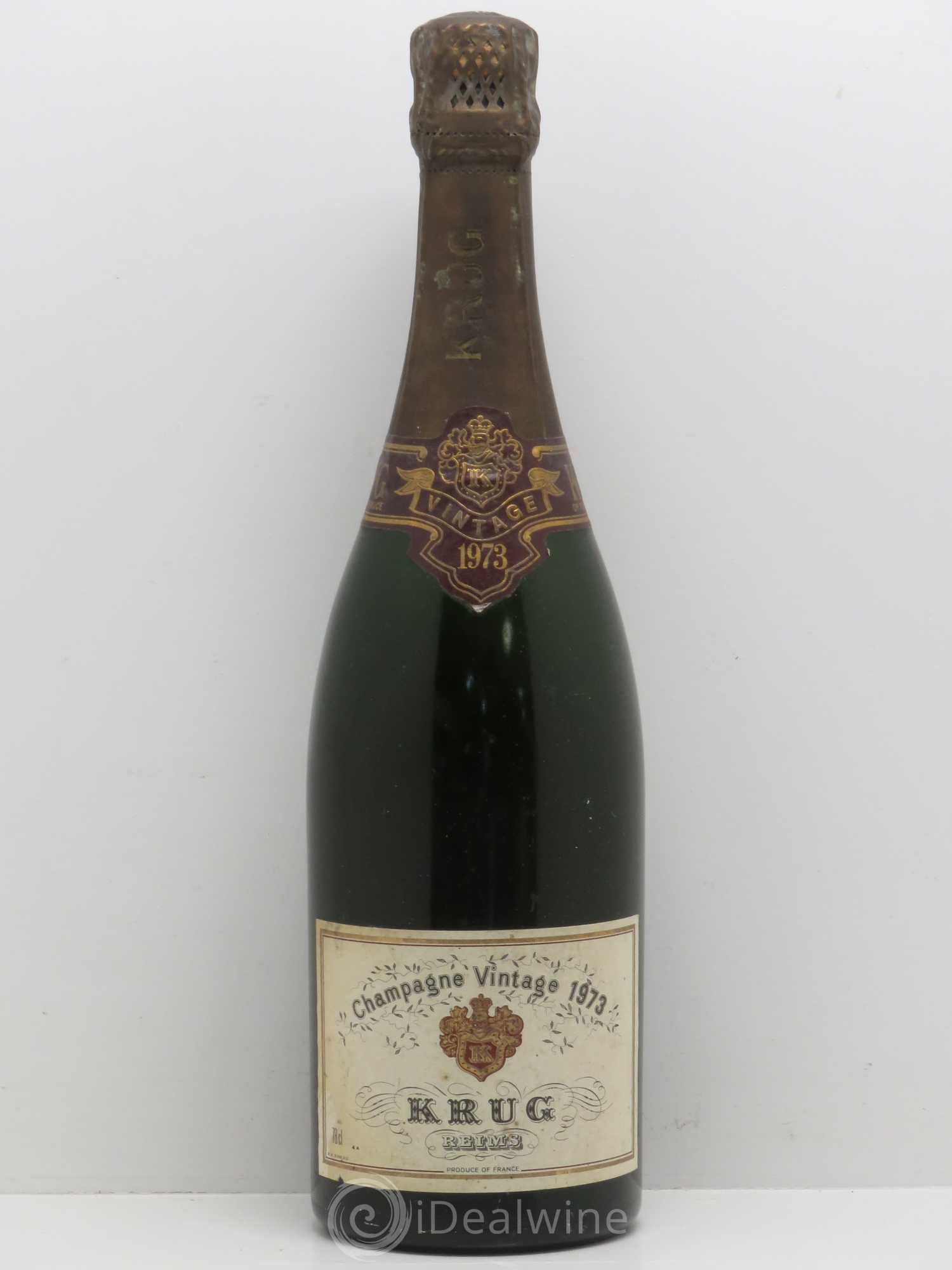 Vintage Krug 1973 - Lot de 1 bouteille - 0