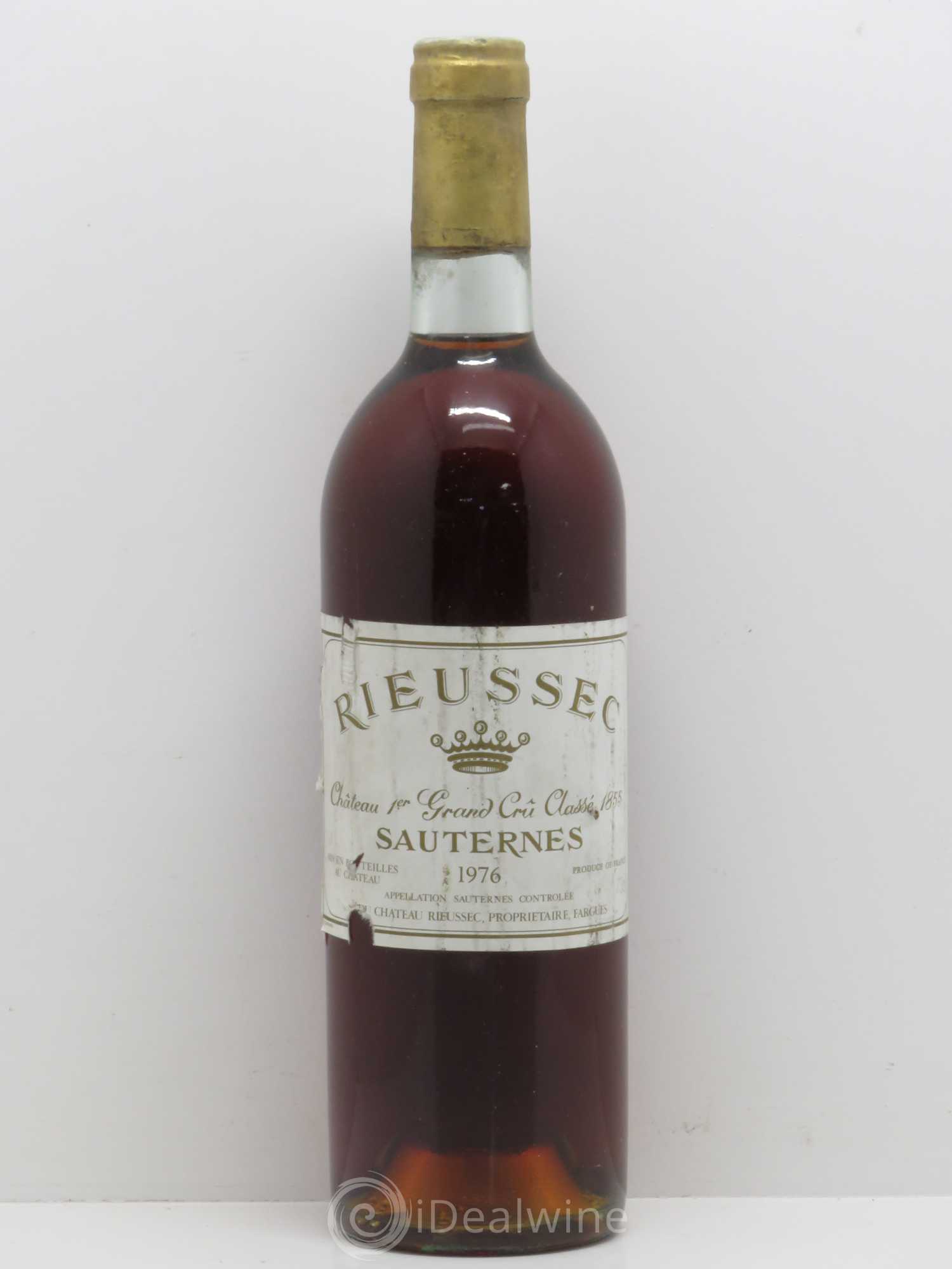 Château Rieussec 1er Grand Cru Classé 1976 - Lotto di 1 bottiglia - 0