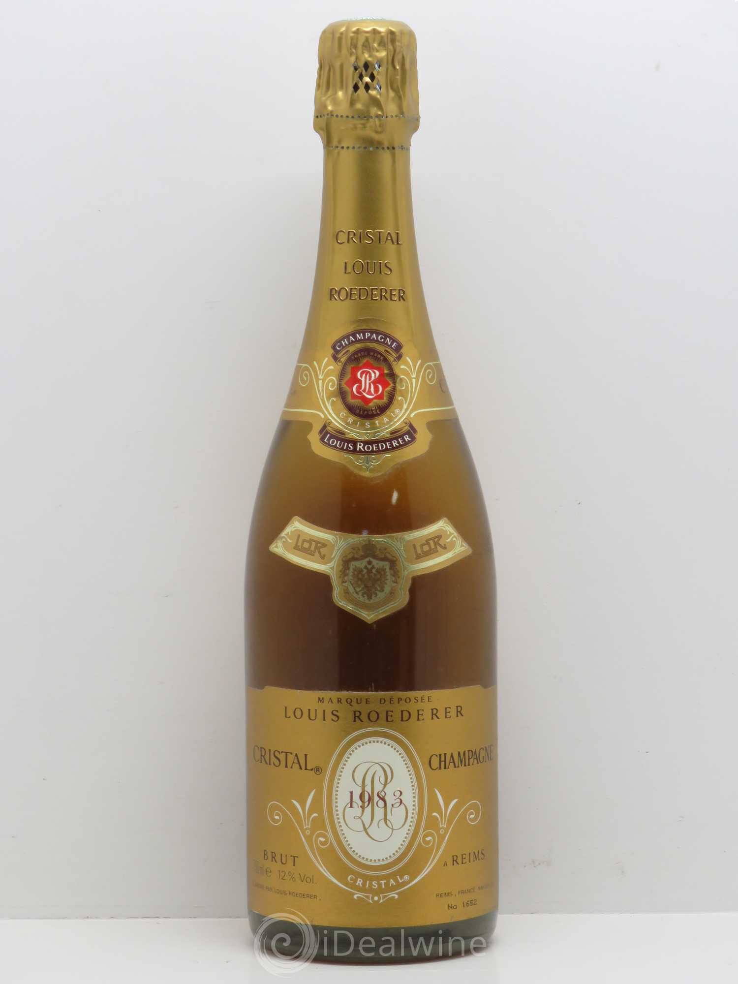 Cristal Louis Roederer 1983 - Lot de 1 bouteille - 0