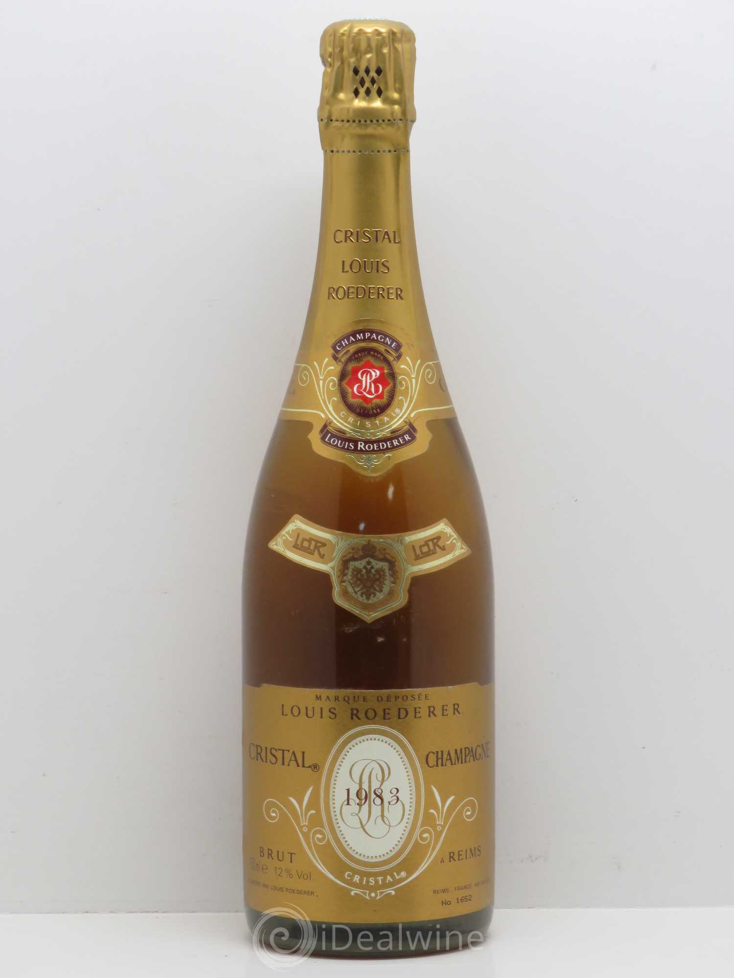 Cristal Louis Roederer 1983 - Lot de 1 bouteille - 0