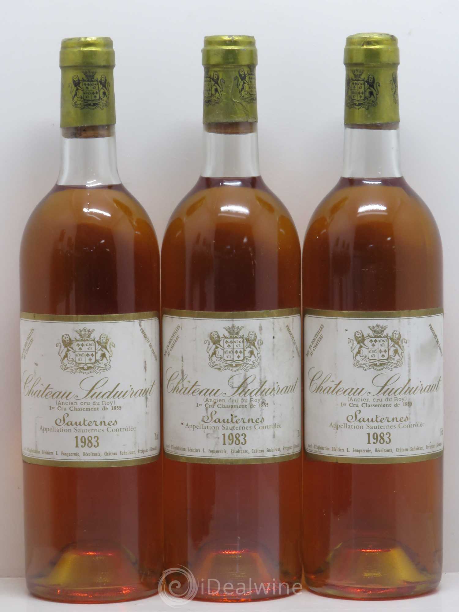 Château Suduiraut 1er Grand Cru Classé 1983 - Lotto di 6 bottiglie - 1