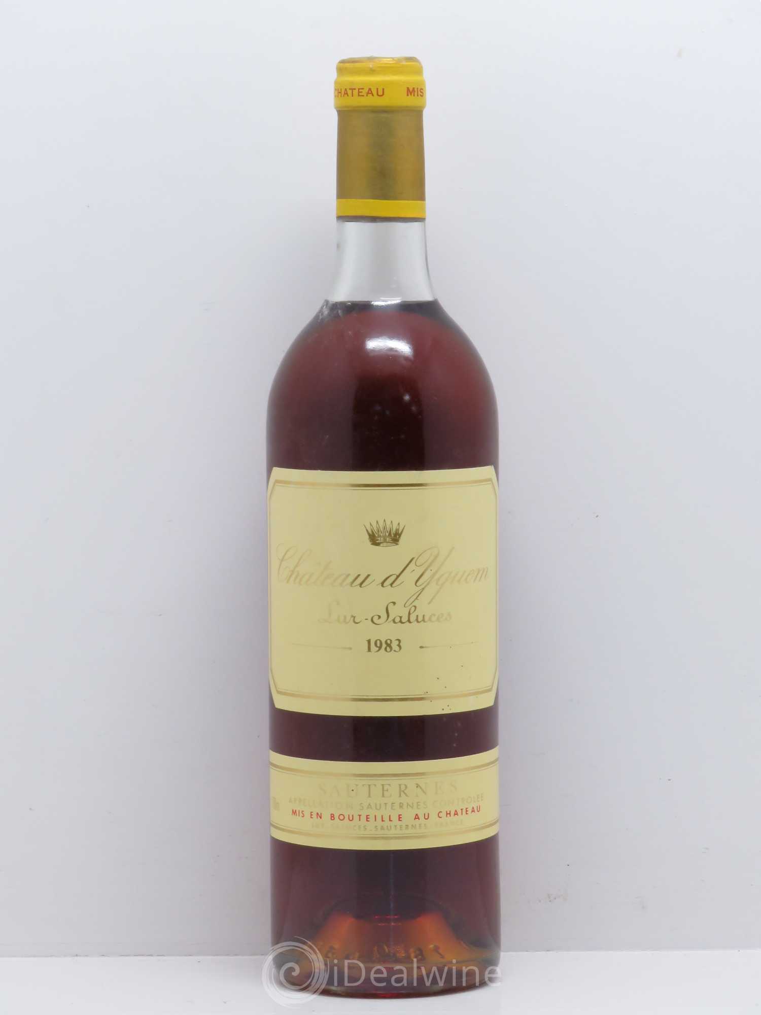 Château d' Yquem 1er Cru Classé Supérieur 1983 - Lot de 1 bouteille - 0
