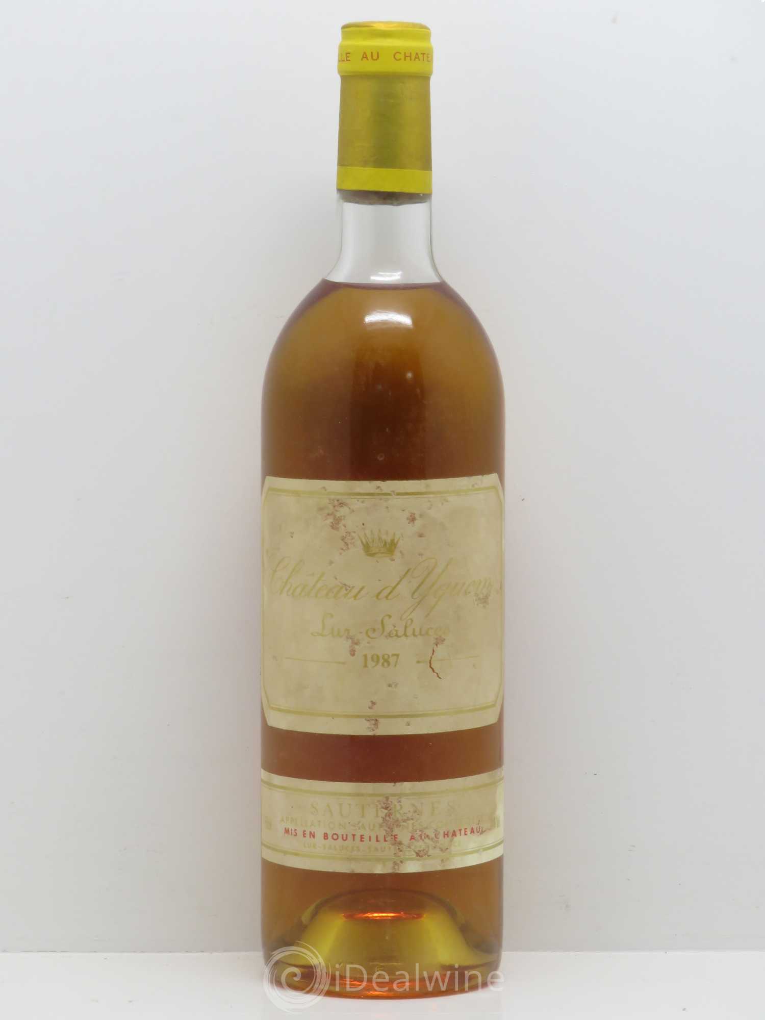 Château d' Yquem 1er Cru Classé Supérieur 1987 - Lotto di 1 bottiglia - 0