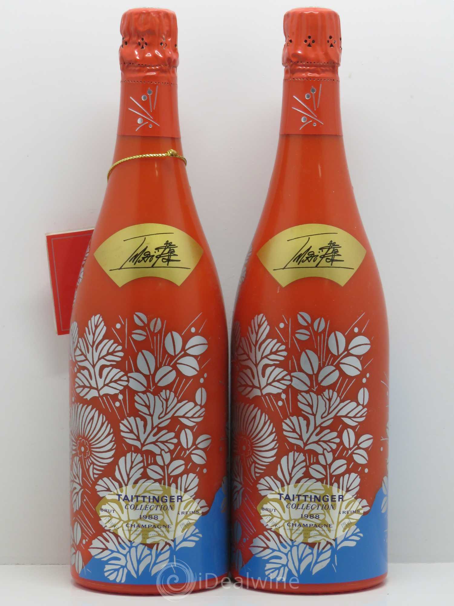 1988 - Collection Imaî Taittinger 1988 - Lot de 2 bouteilles - 0
