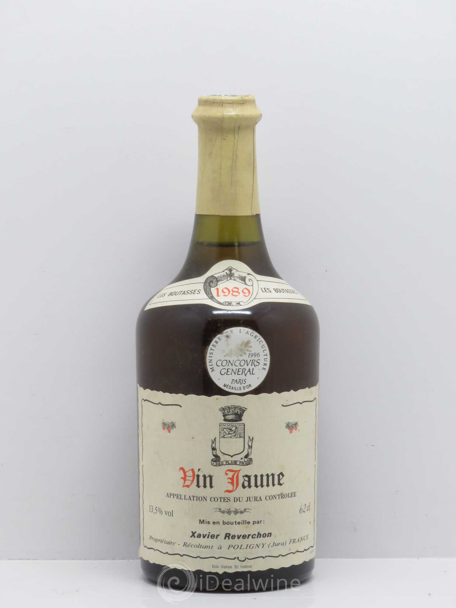 Arbois Vin Jaune Les Boutasses Reverchon 1989 - Lot de 1 bouteille - 0