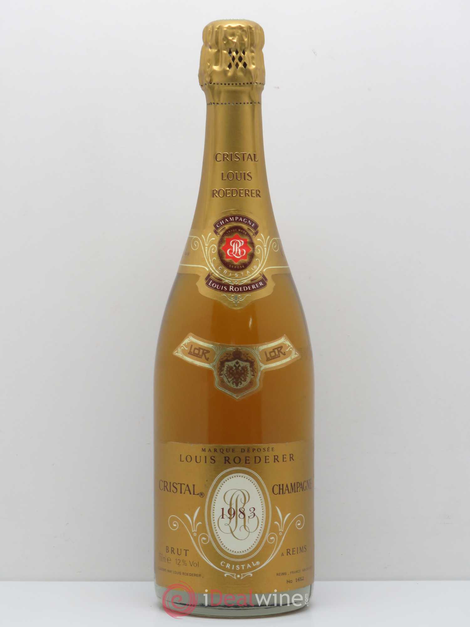 Cristal Louis Roederer 1983 - Lot de 1 bouteille - 0