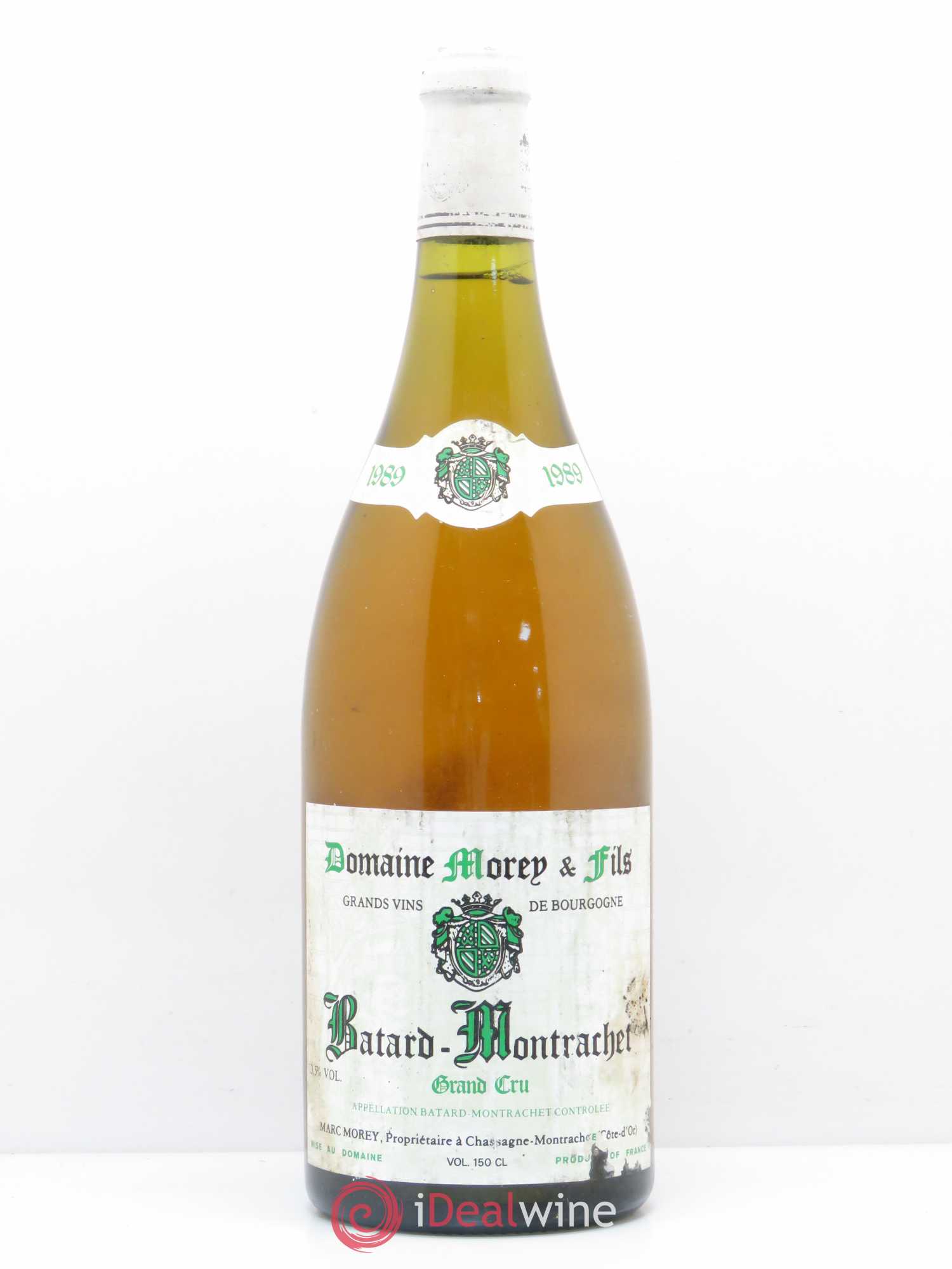 Bâtard-Montrachet Grand Cru Marc Morey 1989 - Posten von 1 Magnum - 0