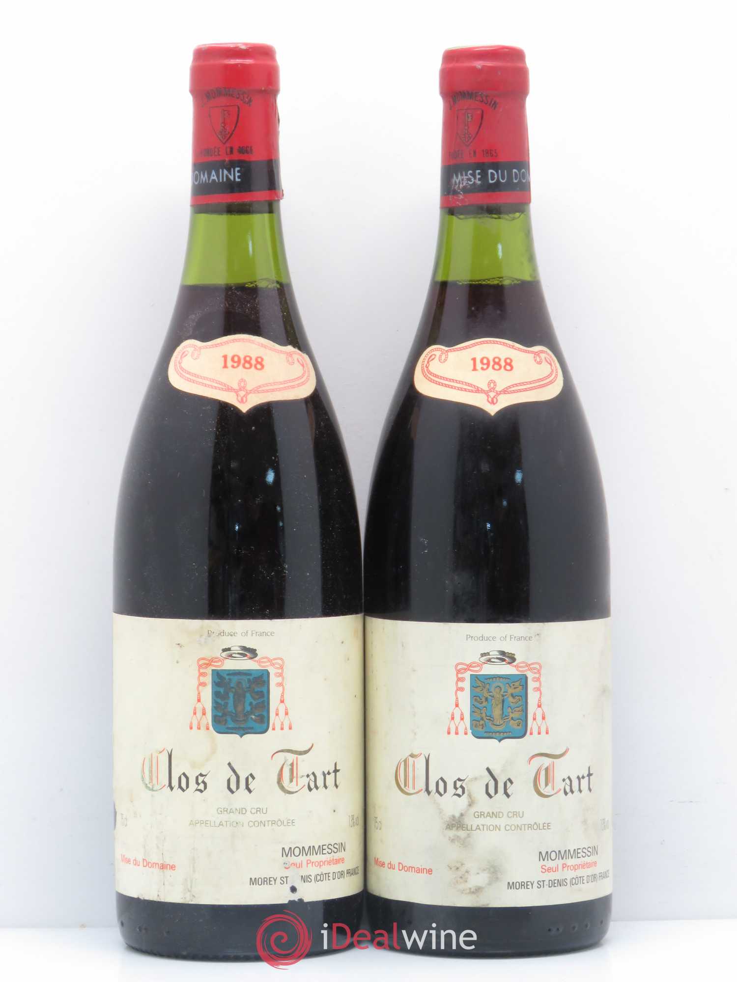 Clos de Tart Grand Cru Clos de Tart 1988 - Lot de 2 bouteilles - 0