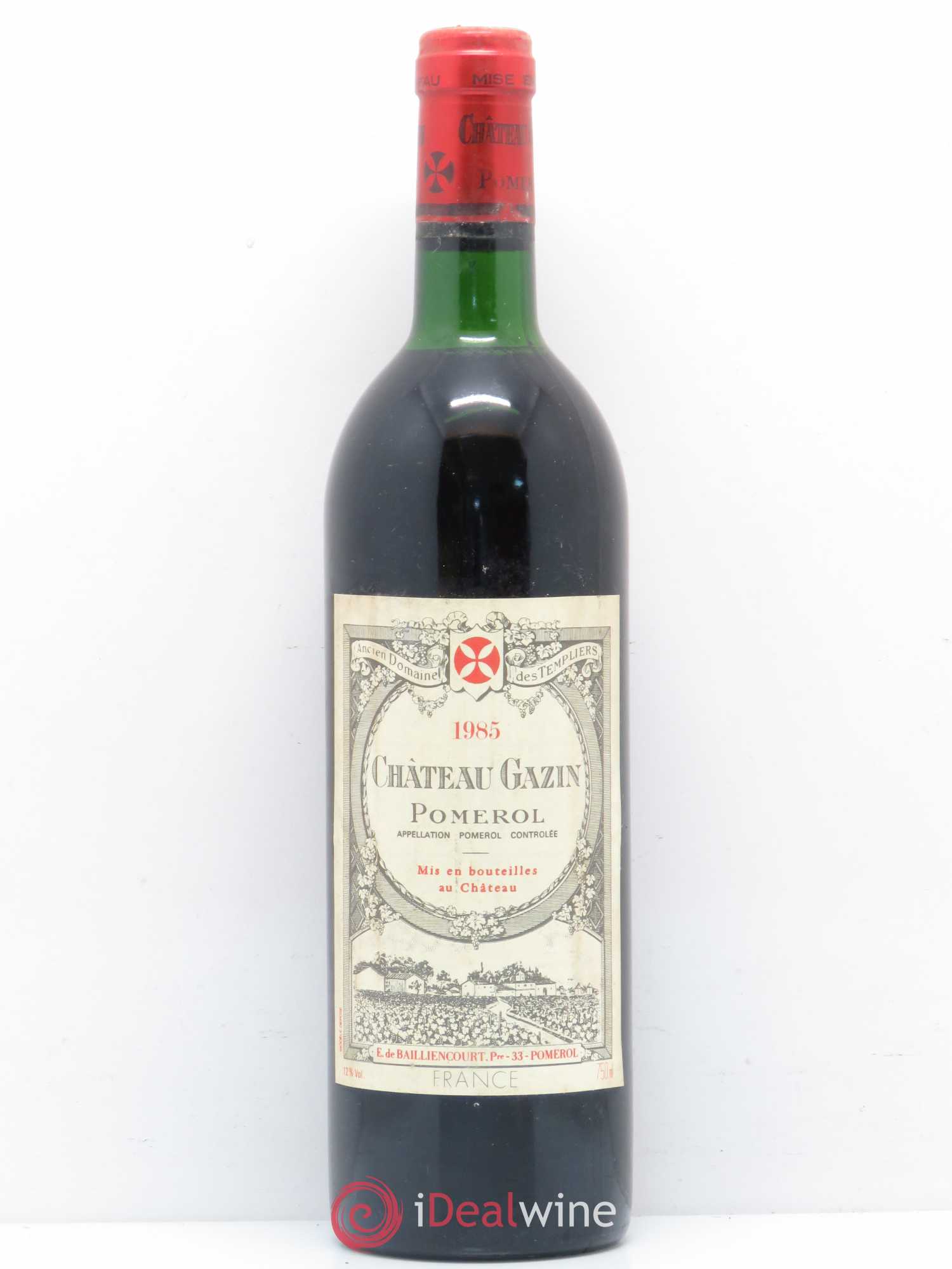 Château Gazin 1985 - Lot de 1 bouteille - 0