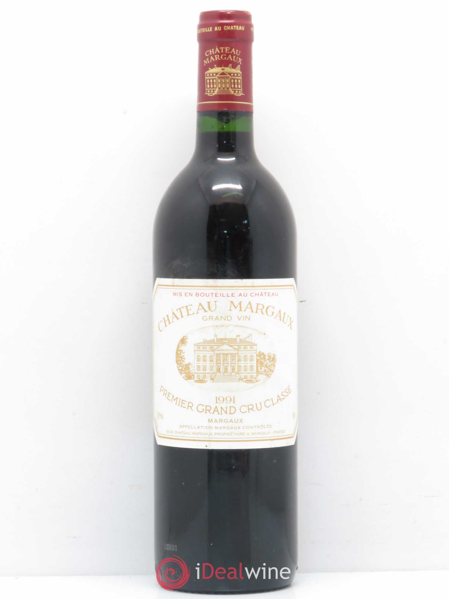Château Margaux 1er Grand Cru Classé 1991 - Lot de 1 bouteille - 0