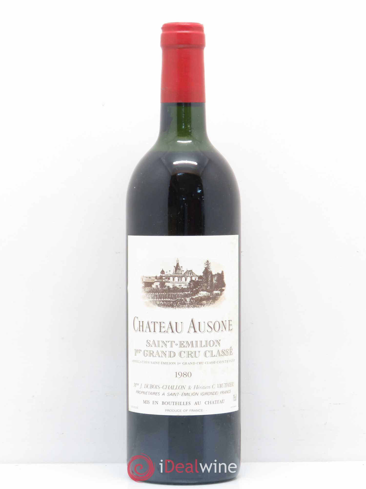Château Ausone 1er Grand Cru Classé A 1980 - Lot de 1 bouteille - 0