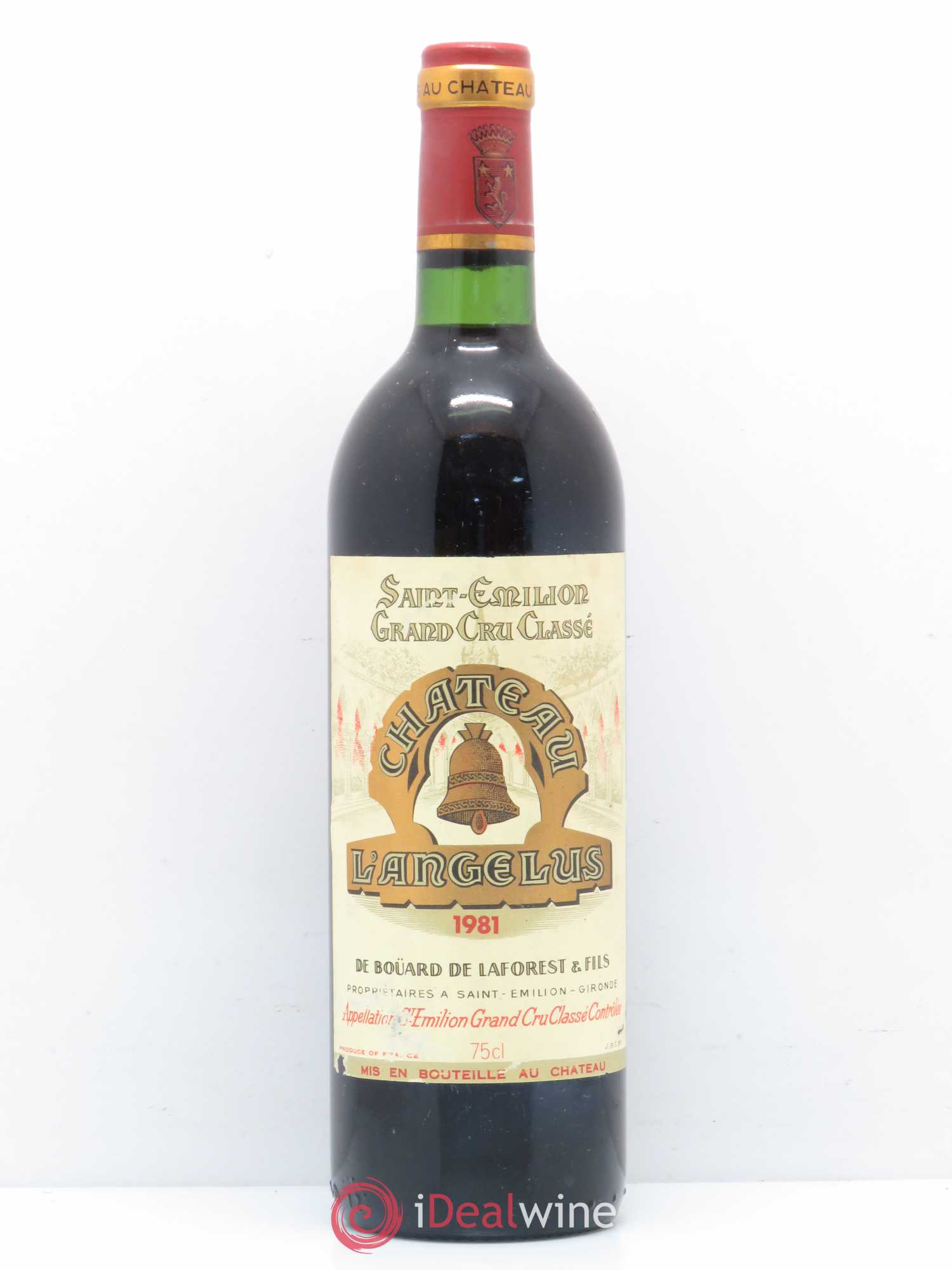 Château Angélus 1er Grand Cru Classé A 1981 - Lot de 1 bouteille - 0
