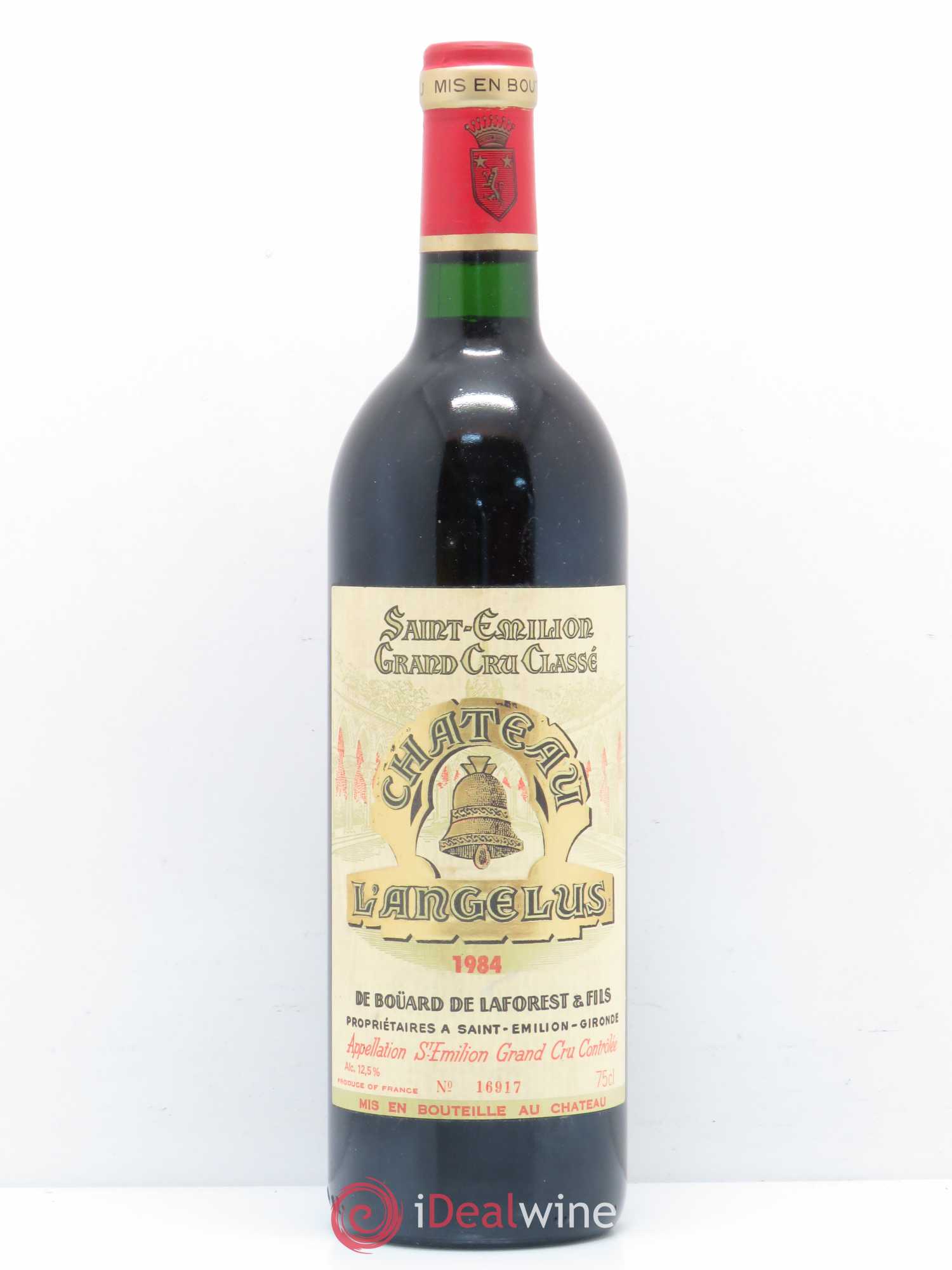 Château Angélus 1er Grand Cru Classé A 1984 - Lot de 1 bouteille - 0