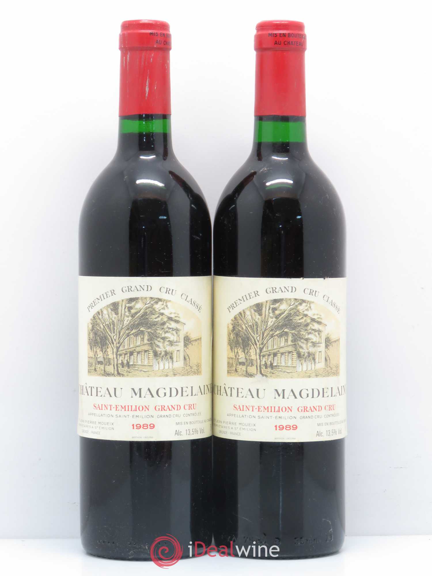 Château Magdelaine 1989 - Lot de 2 bouteilles - 0