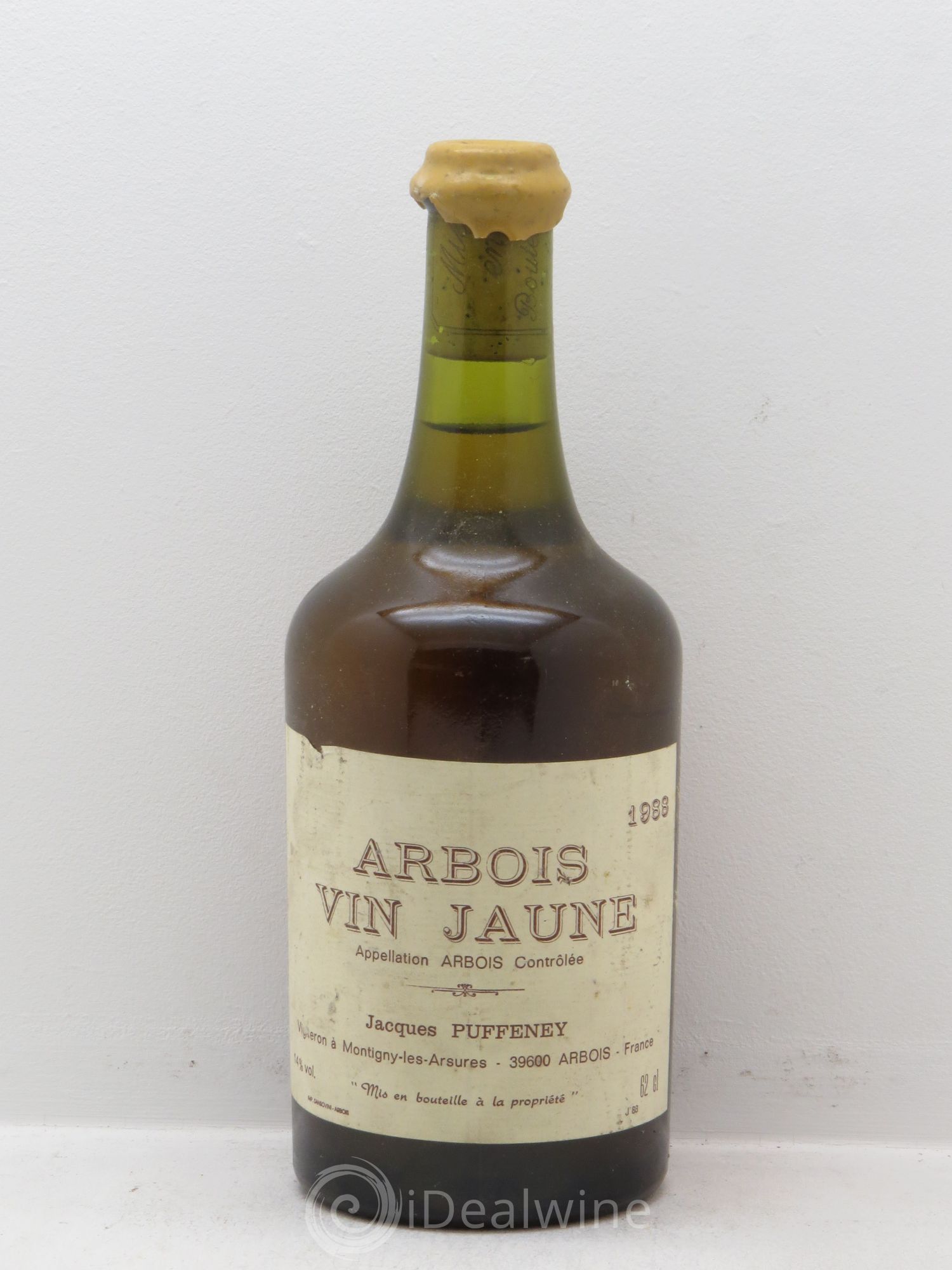 Arbois Vin jaune J.Puffeney 1988 - Posten von 1 Flasche - 0