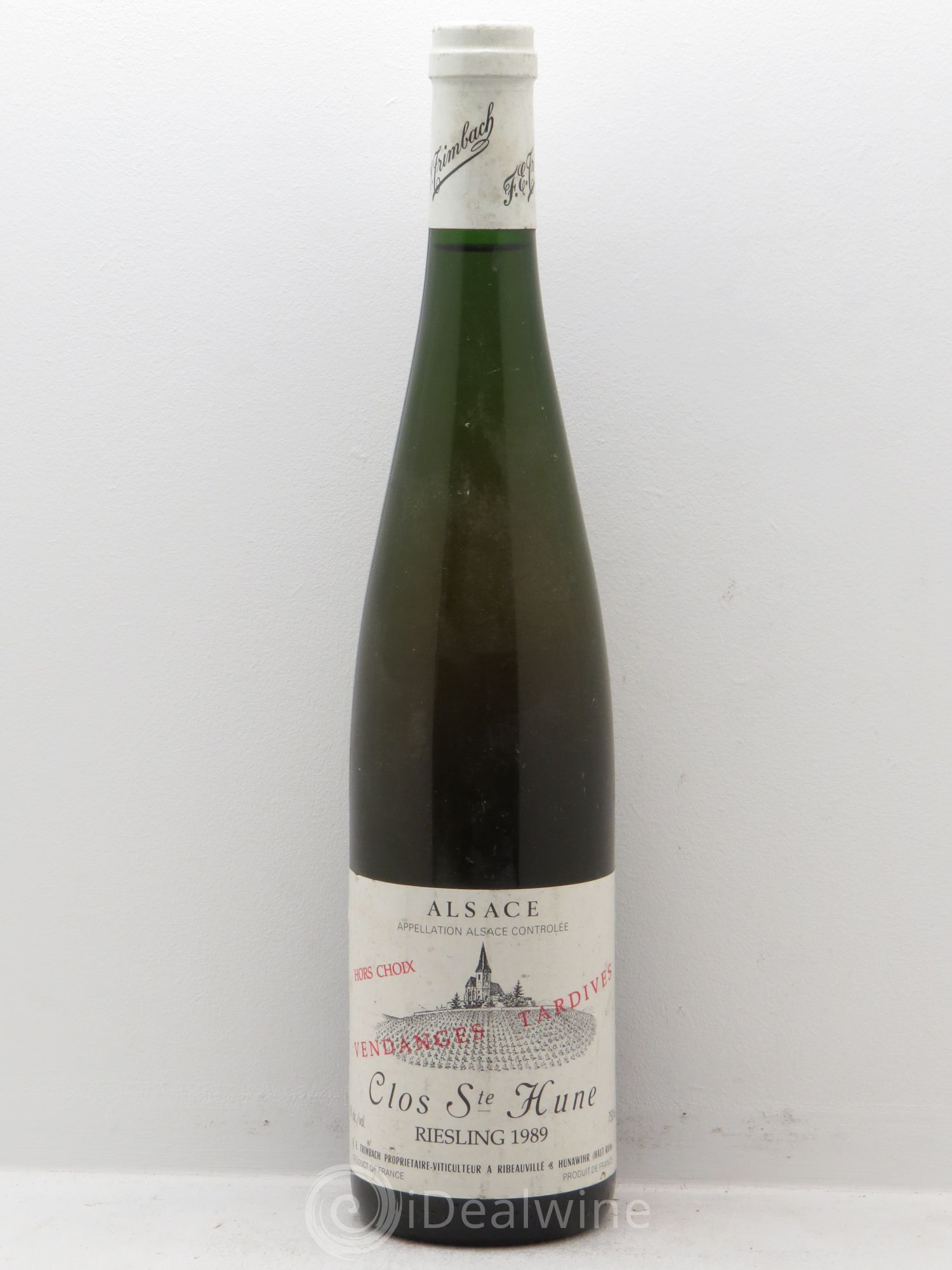 Alsace Riesling Clos Sainte-Hune Trimbach (Domaine) Vendanges Tardives hors choix 1989 - Posten von 1 Flasche - 0