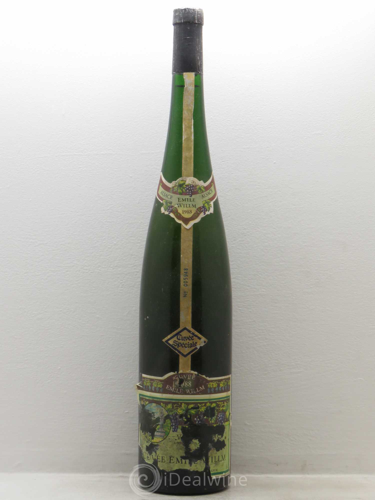 Riesling Cuvée Spéciale Emile Willm 1988 - Posten von 1 Magnum - 0