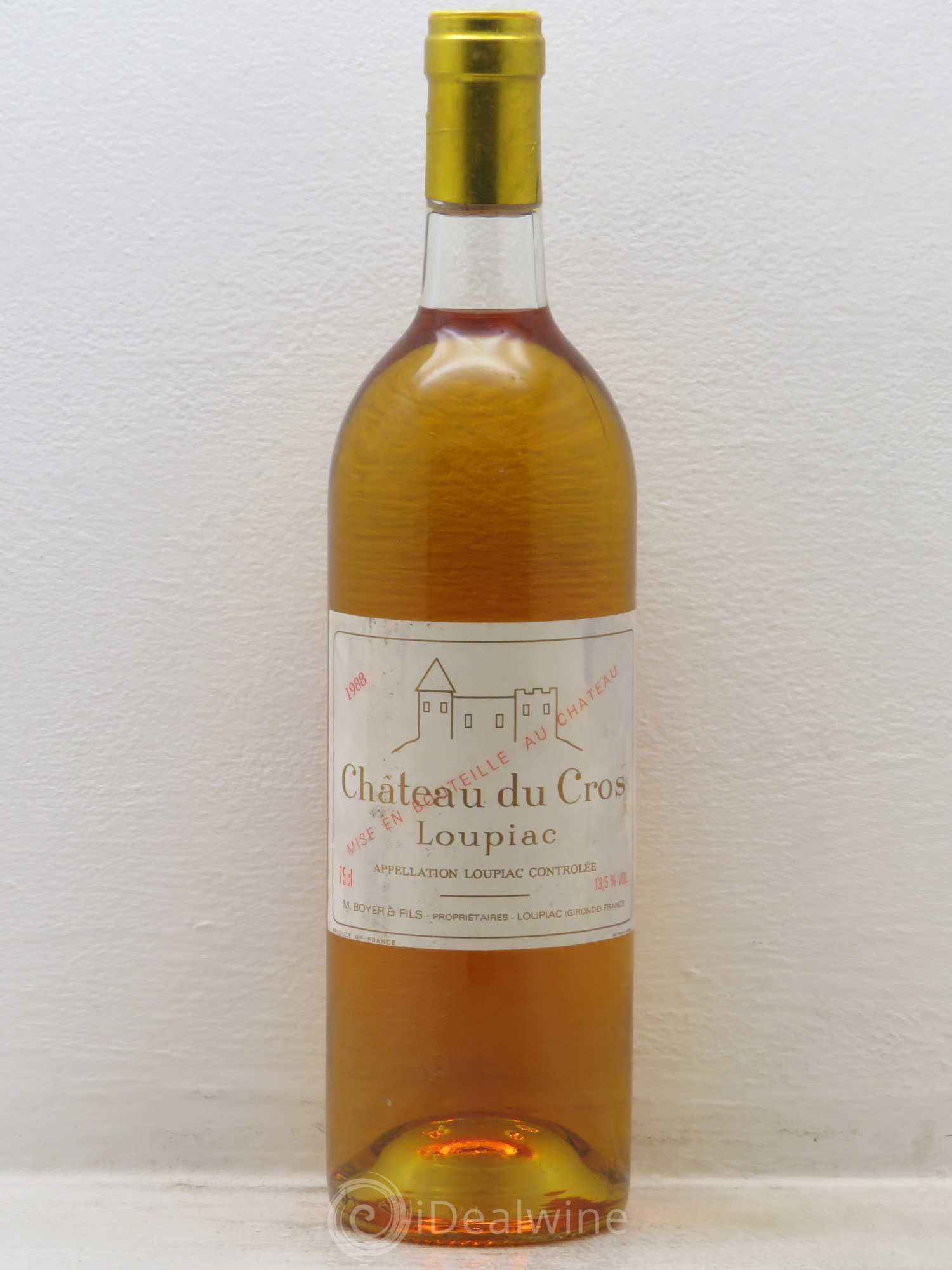 Château du Cros (senza prezzo di riserva) 1988 - Lotto di 12 bottiglie - 0