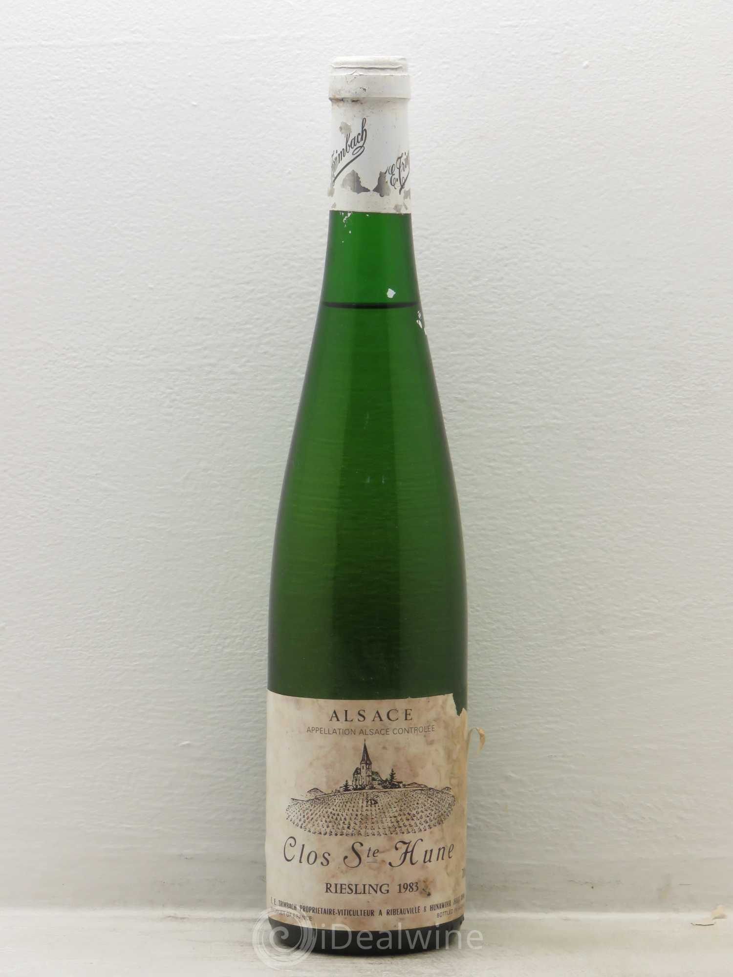 Alsace Riesling Clos Sainte-Hune Trimbach (Domaine) 1983 - Lot de 1 bouteille - 0