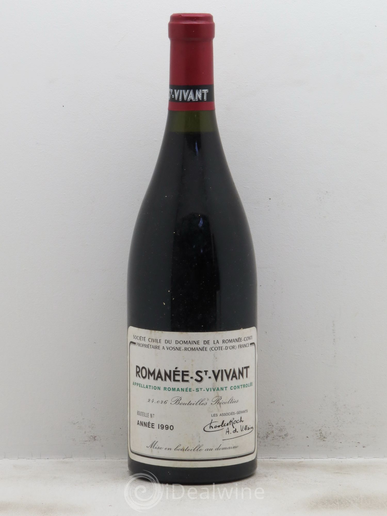 Romanée-Saint-Vivant Grand Cru Domaine de la Romanée-Conti 1990 - Lot de 1 bouteille - 0